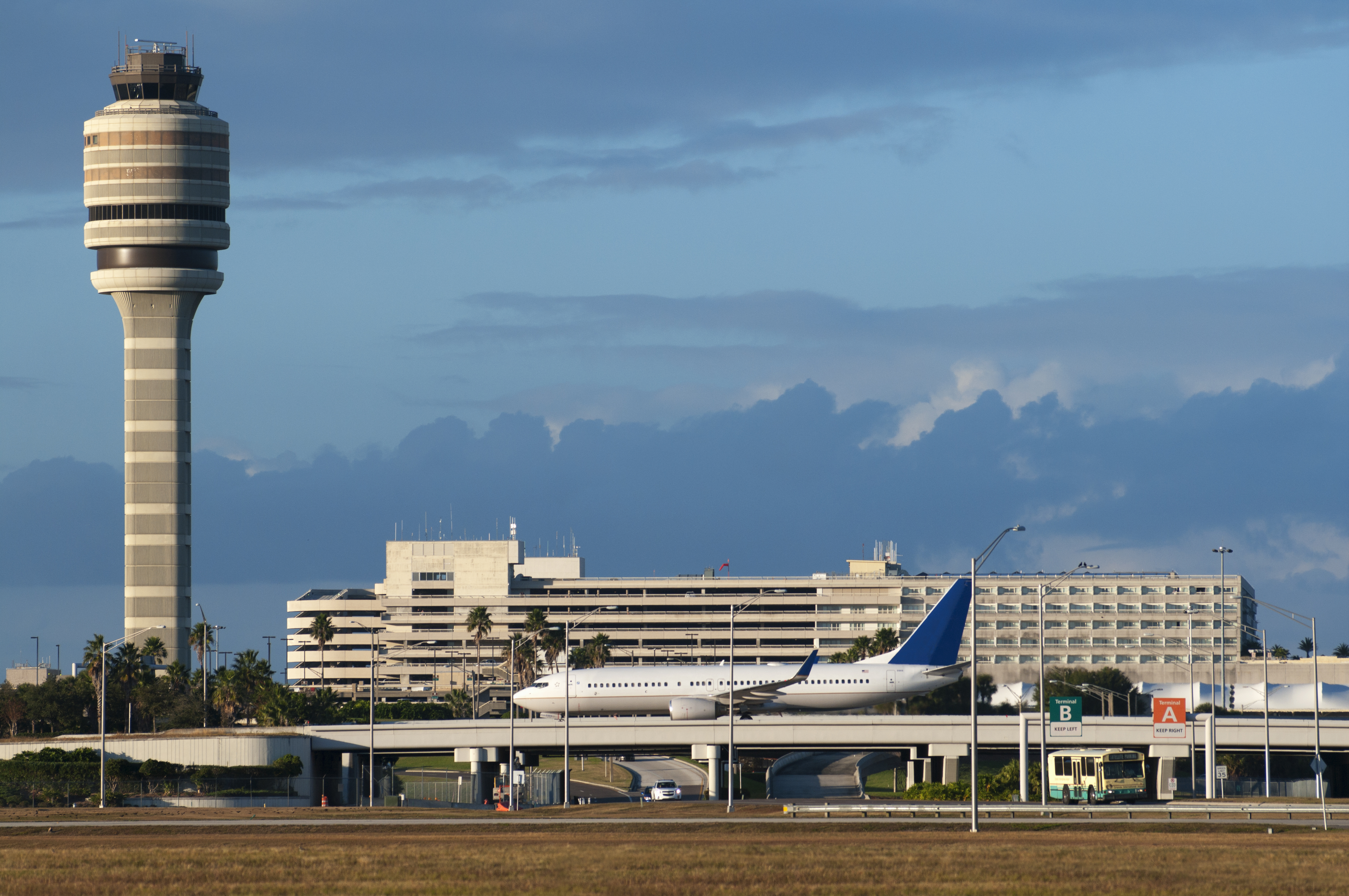 Control tower at Orlando International Airport.