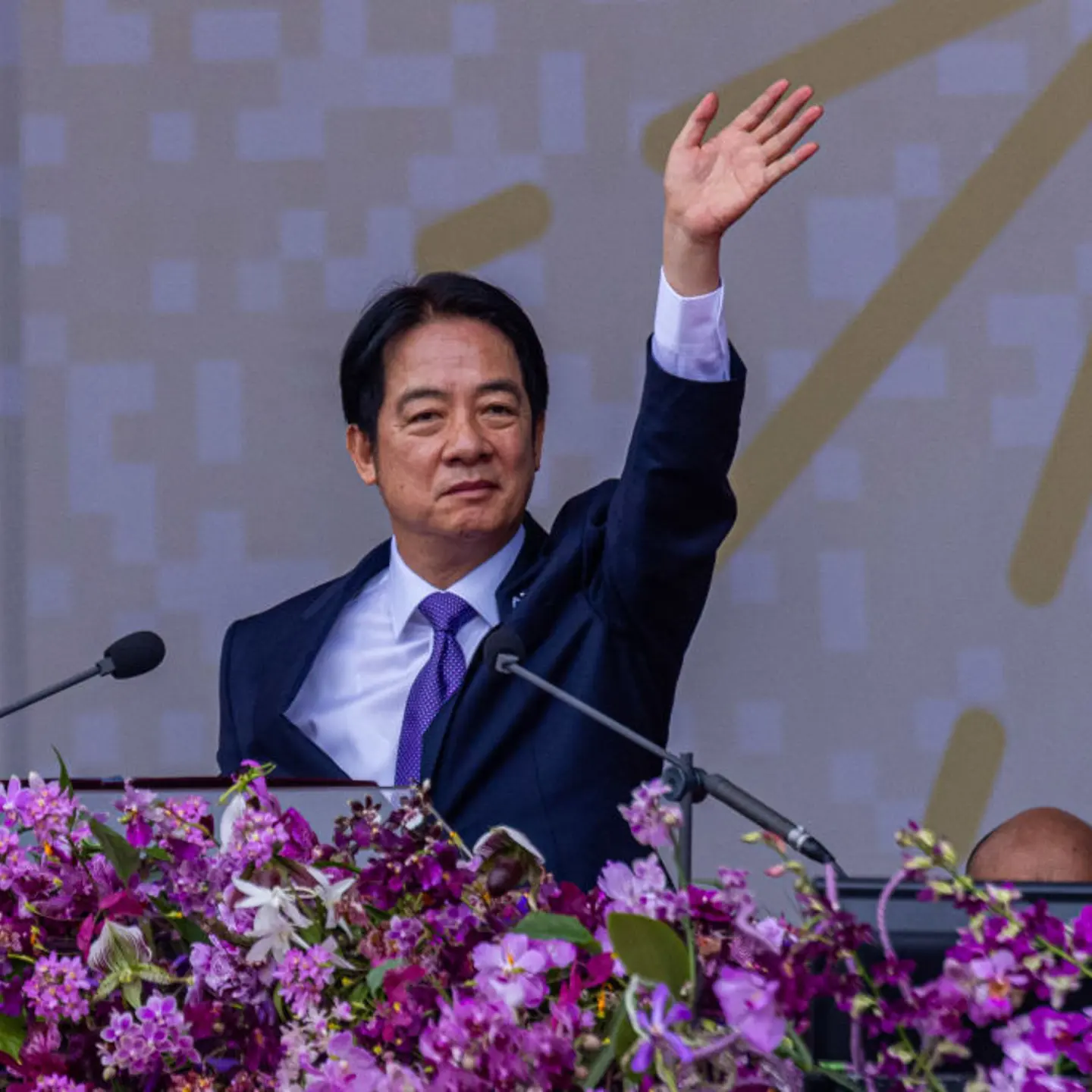 Taiwan President Lai Ching-Te delivers a speech during Taiwan National Day in Taipei, Taiwan on Oct. 10, 2024.