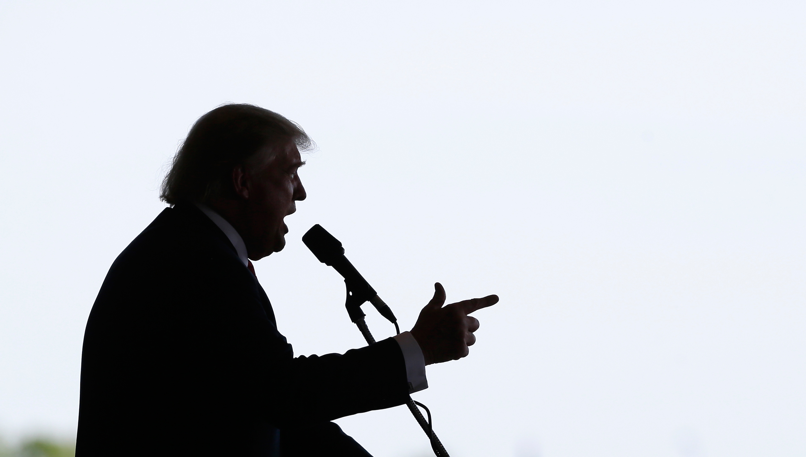 Republican presidential candidate Donald Trump speaks during a rally, Friday, May 6, 2016, in Omaha, Neb. (AP Photo/Charlie Neibergall)