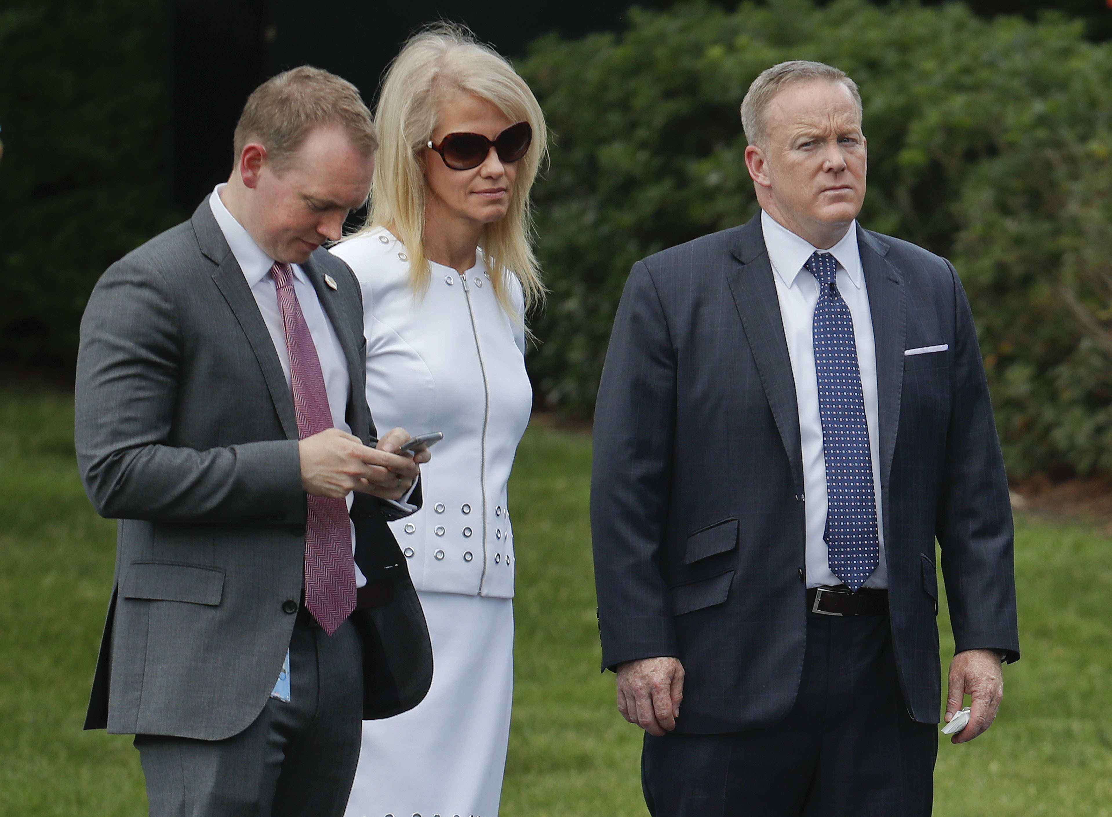 Cliff Sims, Kellyanne Conway, Sean Spicer