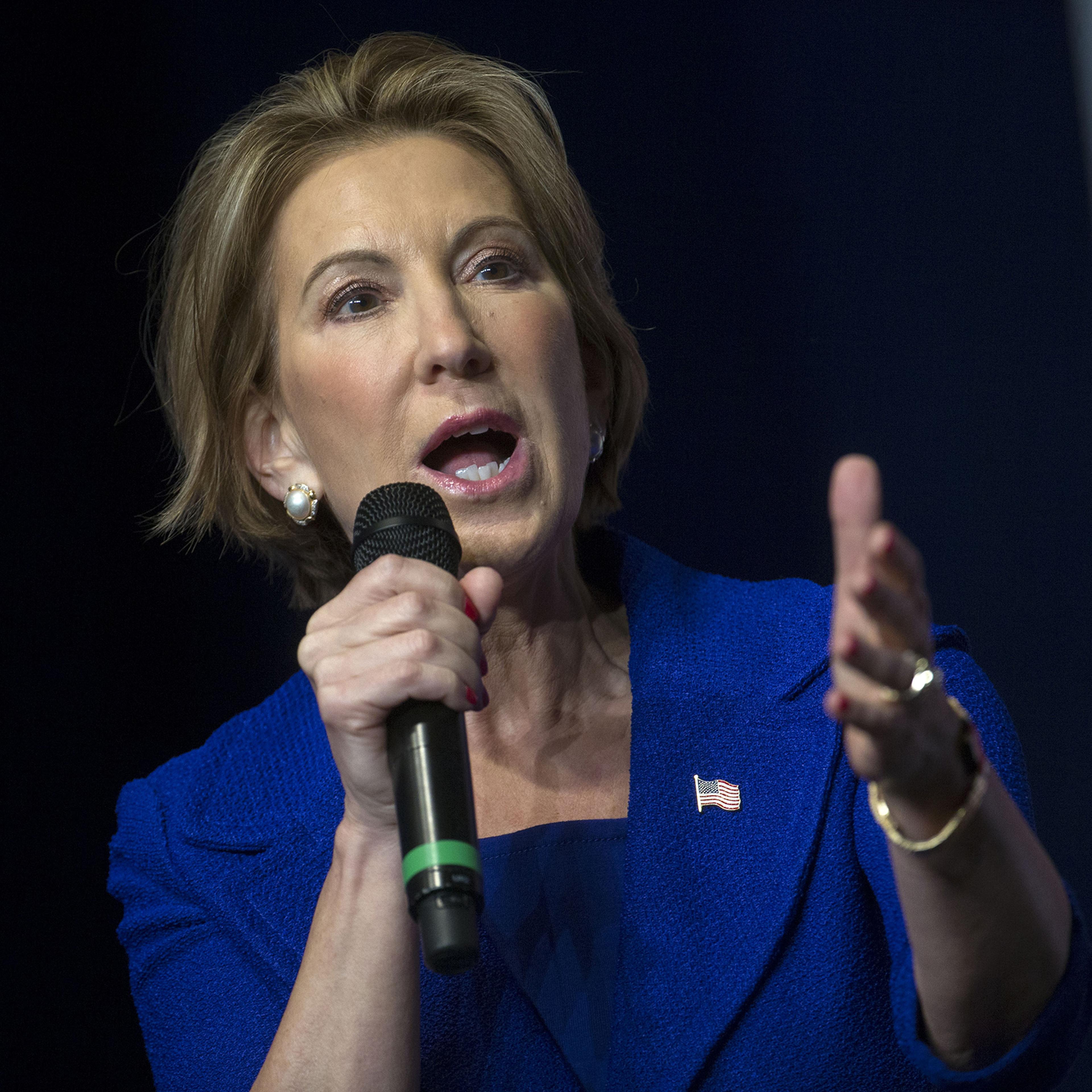 Carly Fiorina speaks during Faith and Freedom Coalitions Road to Majority conference in Washington, D.C., June 10, 2016.