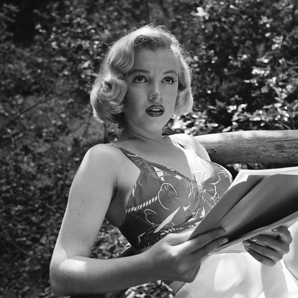 Marilyn Monroe, 24, in Griffith Park, Los Angeles, 1950.