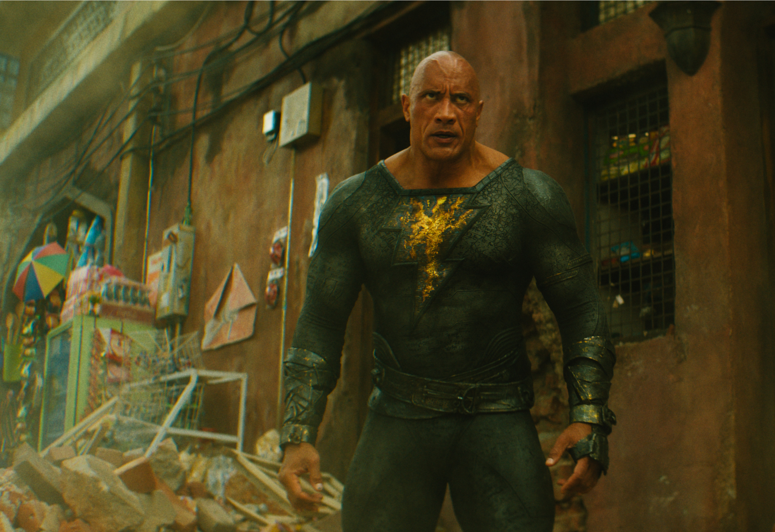 Dwayne Johnson in <i>Black Adam</i>