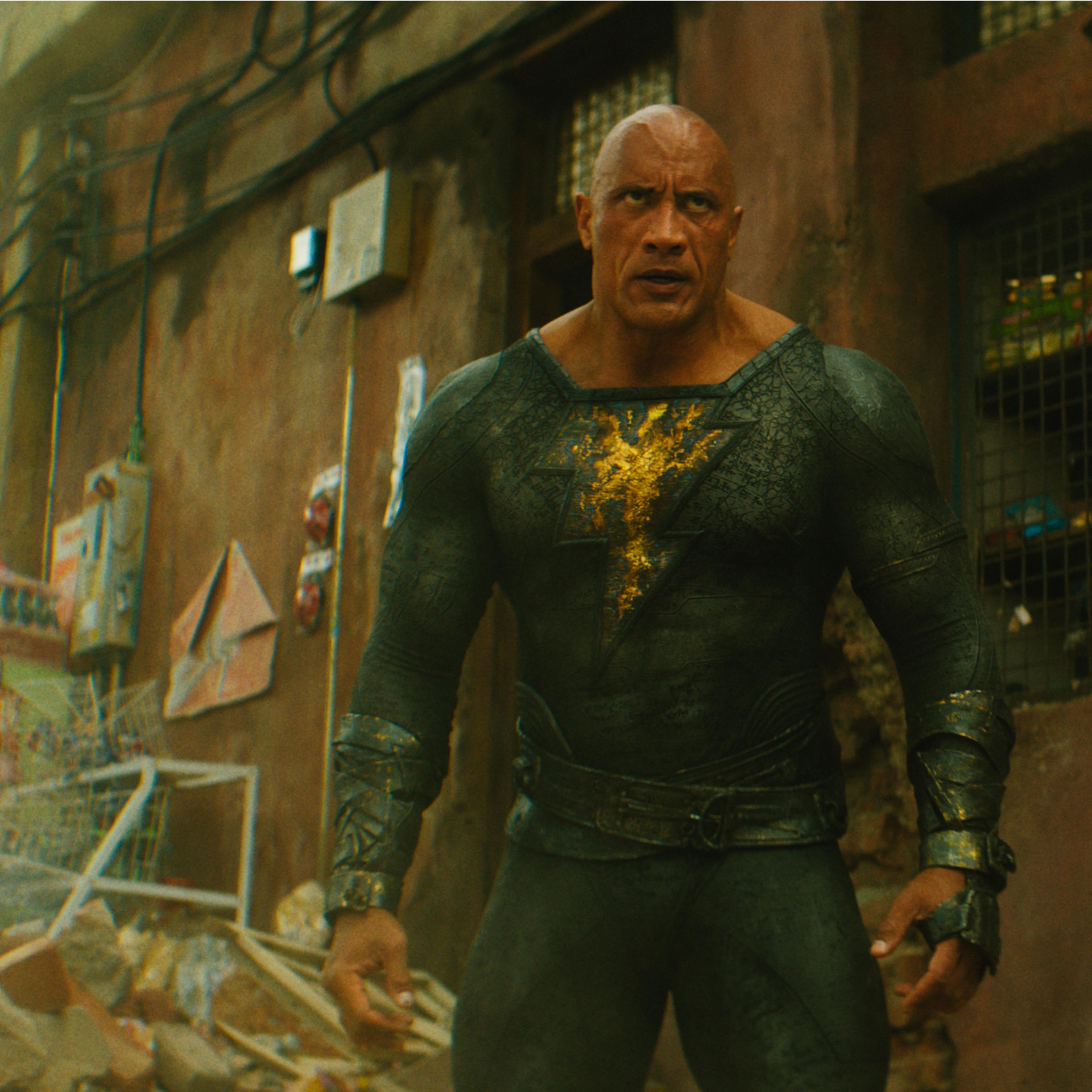 Dwayne Johnson in <i>Black Adam</i>