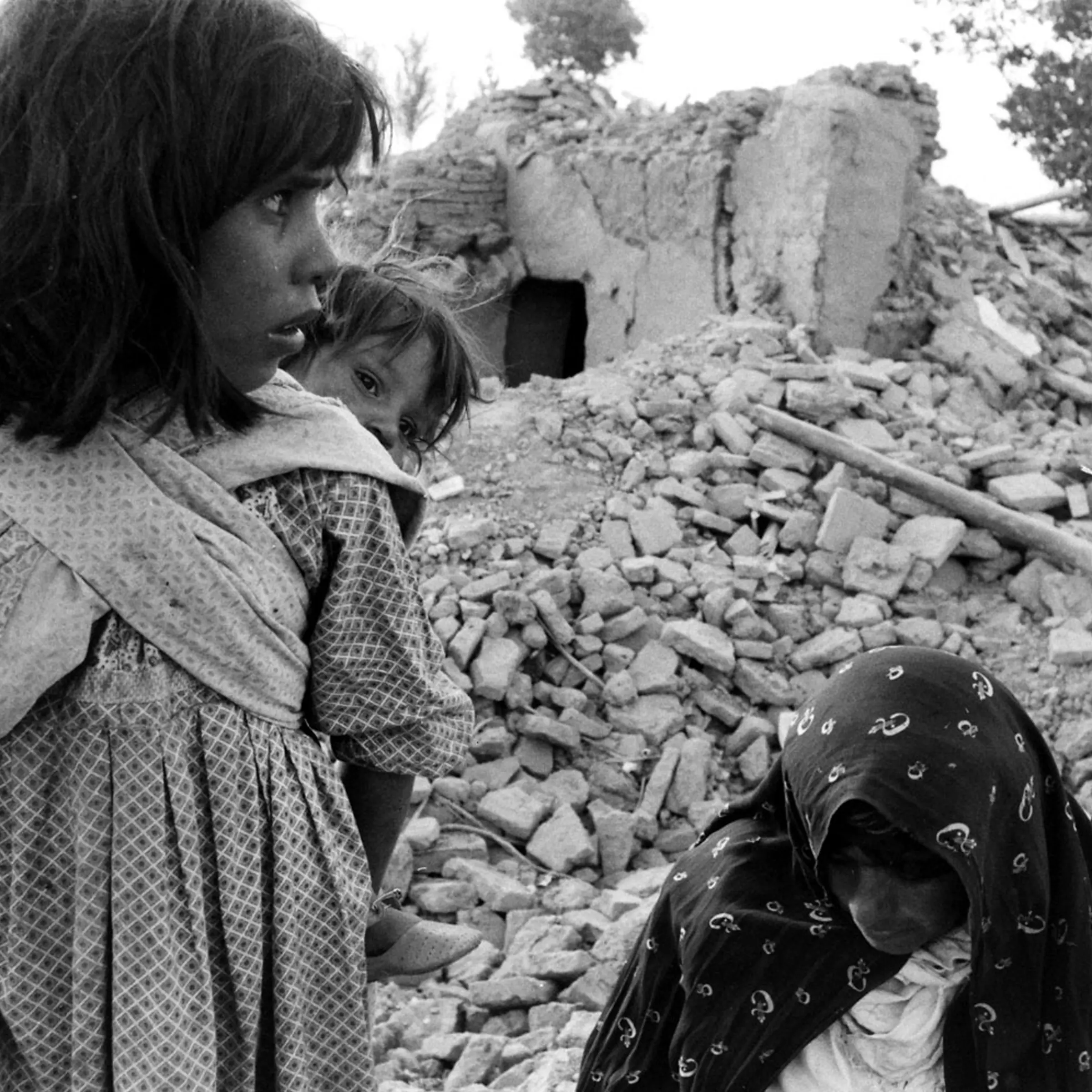 Aftermath of a September 1962 earthquake in northwestern Iran.