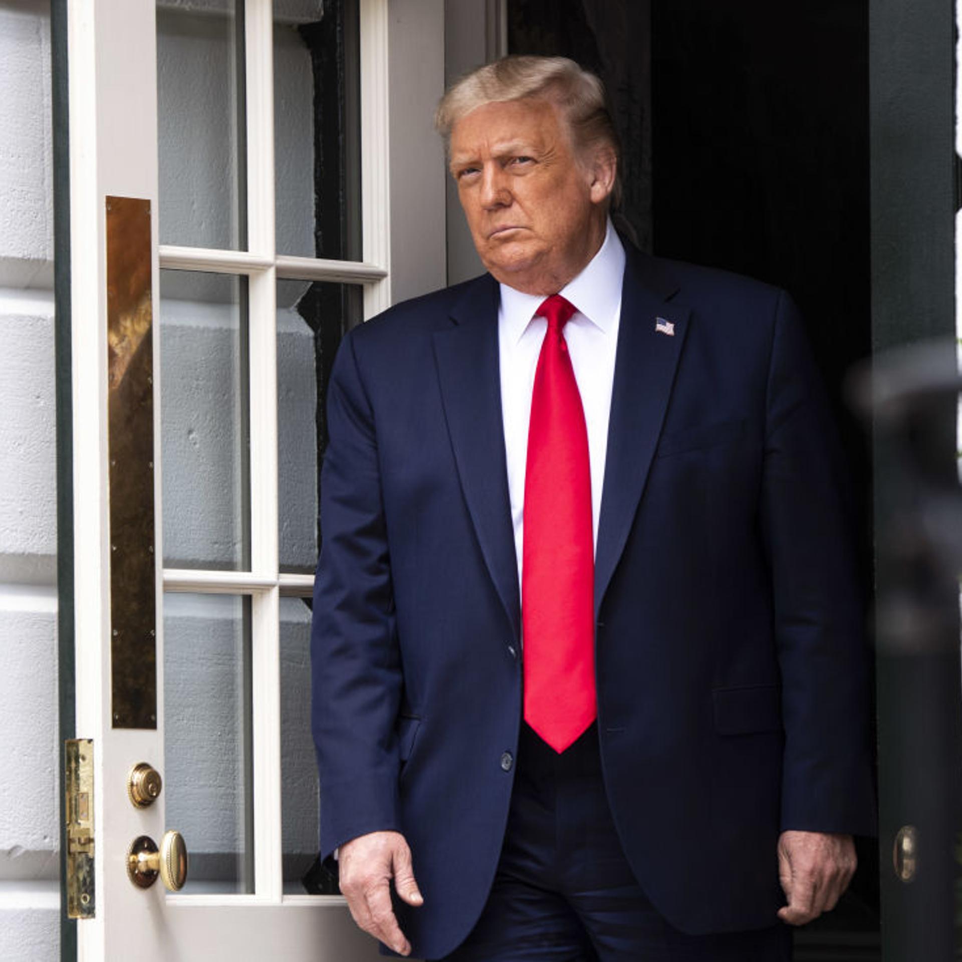President Trump Departs White House For Ohio
