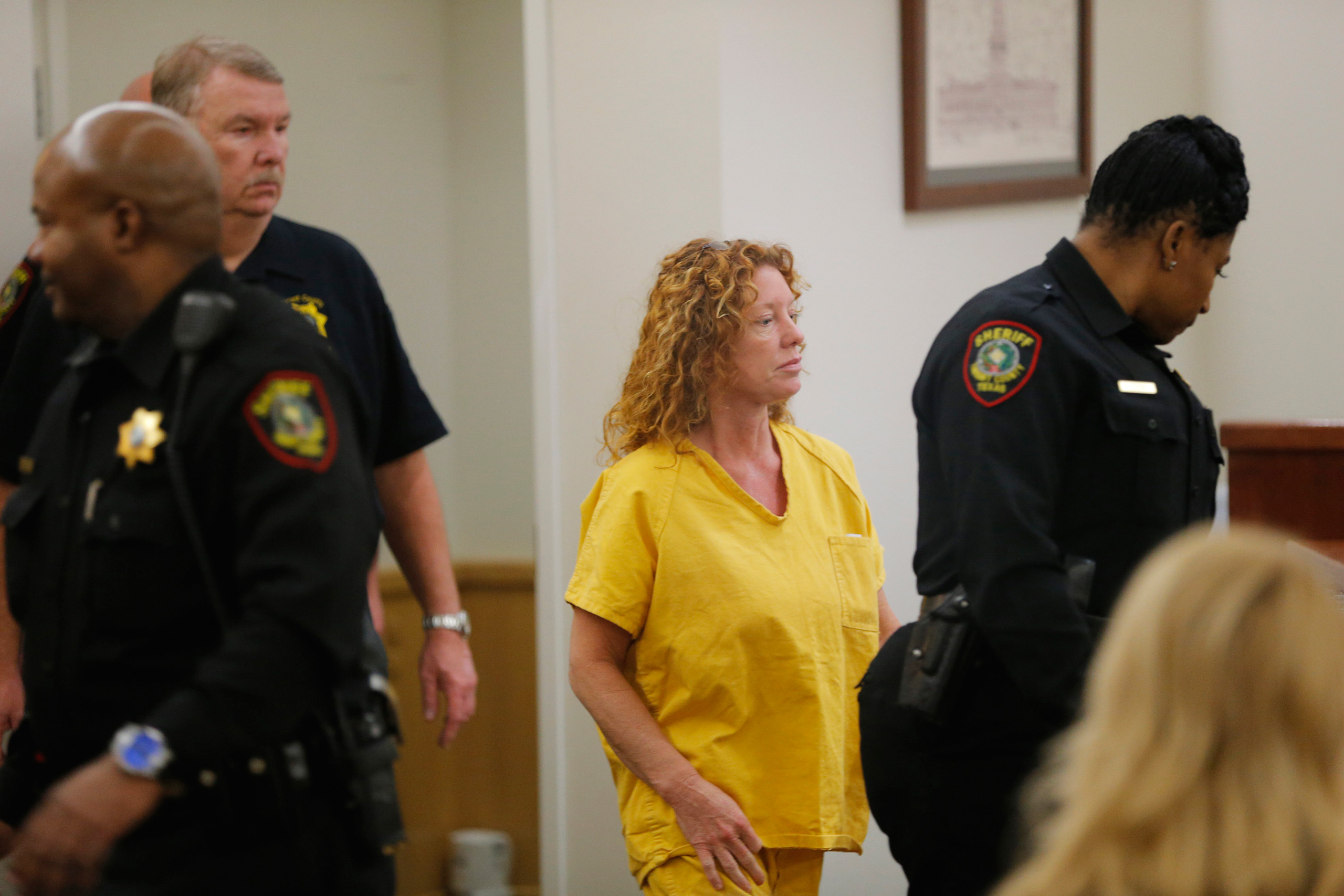 Tonya Couch appears in court in Fort Worth, Texas, Friday, Jan. 8, 2016. The mother of Ethan Couch, who used an "affluenza" defense after killing people in a drunken-driving wreck appeared in court on a charge of hindering the apprehension of a felon. (R