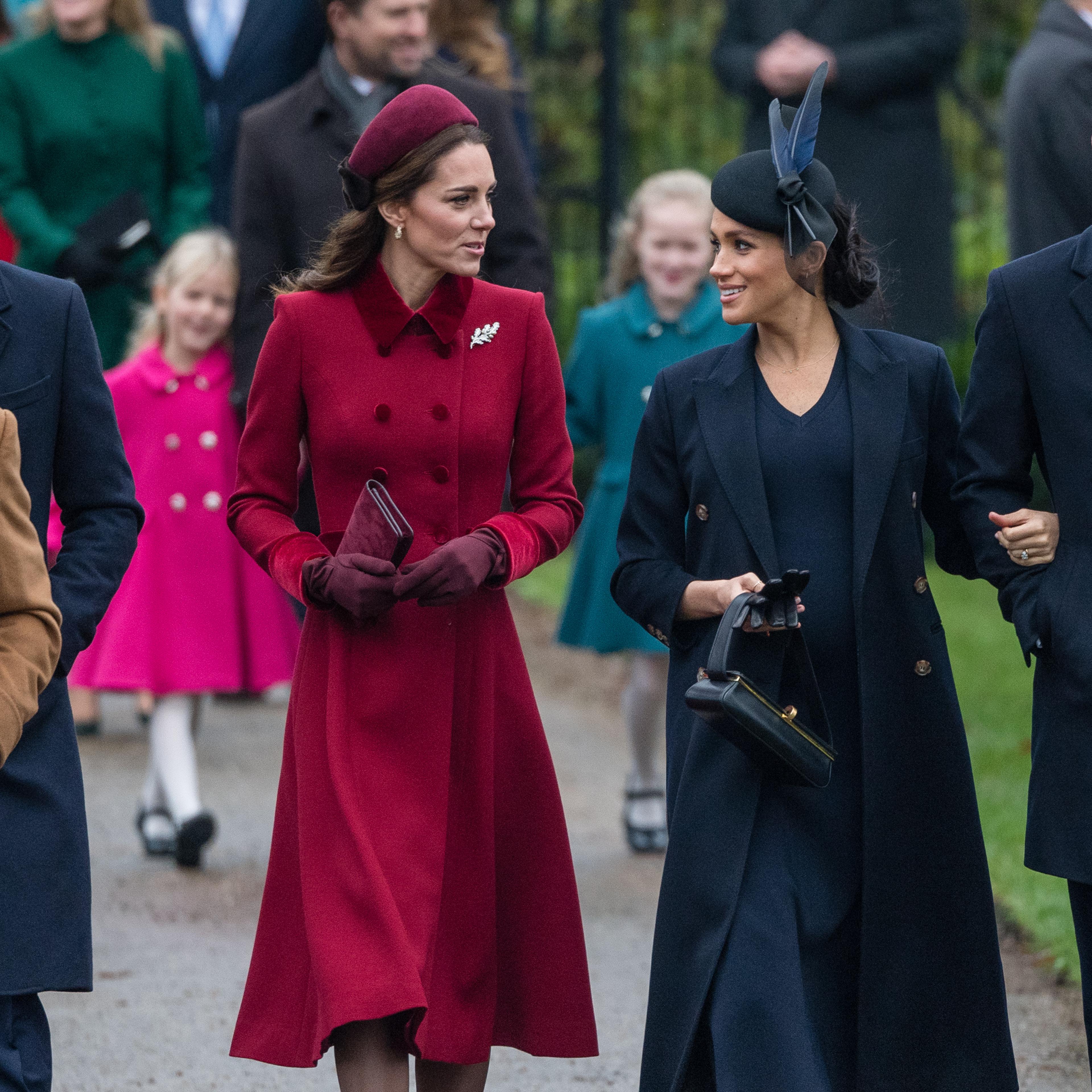 The Royal Family Attend Church On Christmas Day