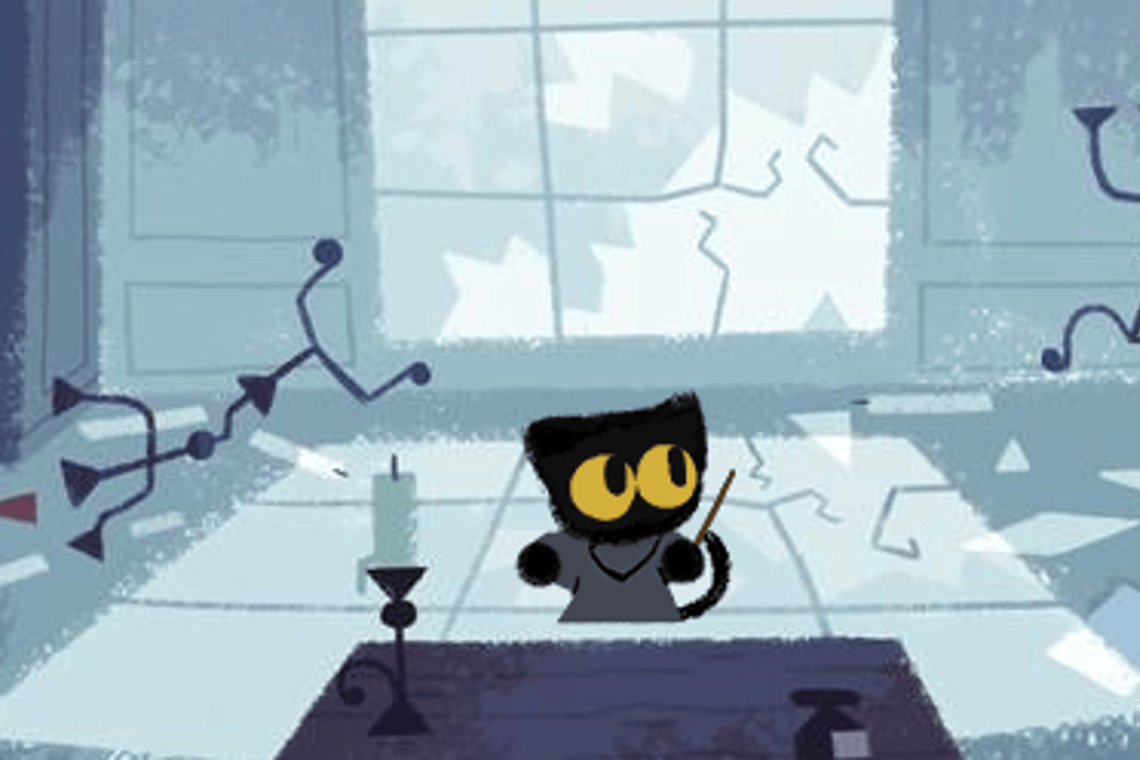 Google Doodle for Halloween 2016