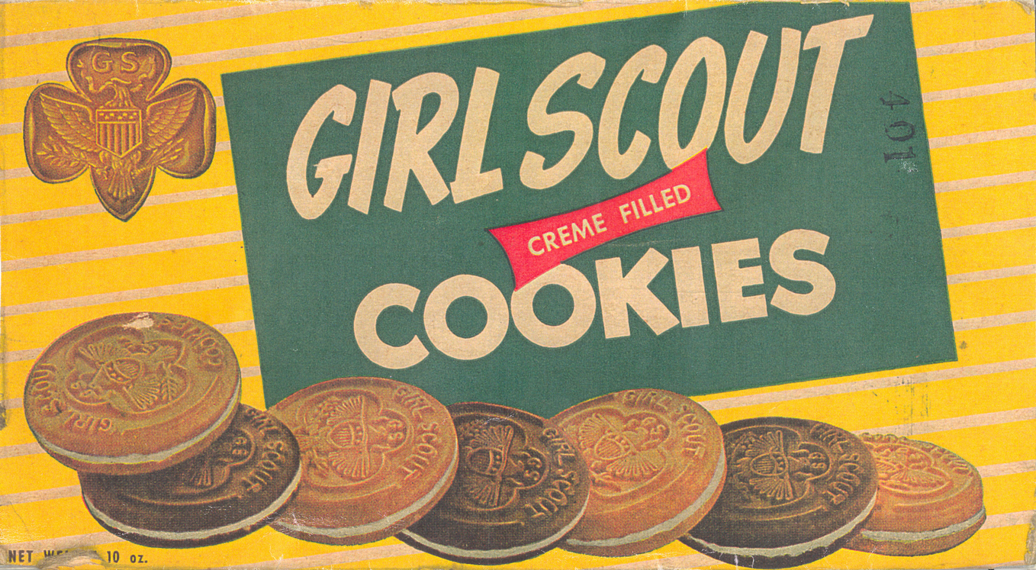 A 1940's Girl Scouts Cookies box