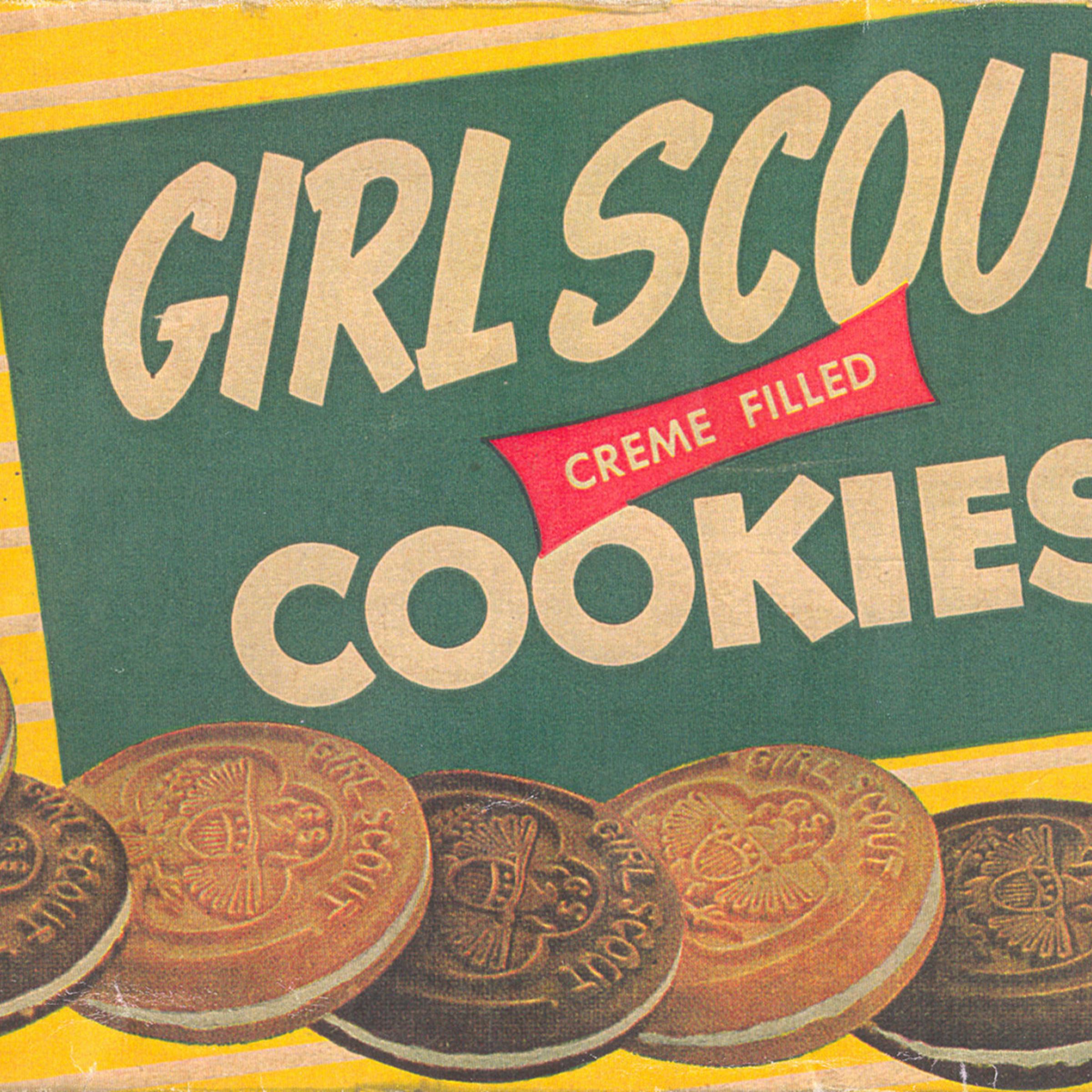A 1940's Girl Scouts Cookies box