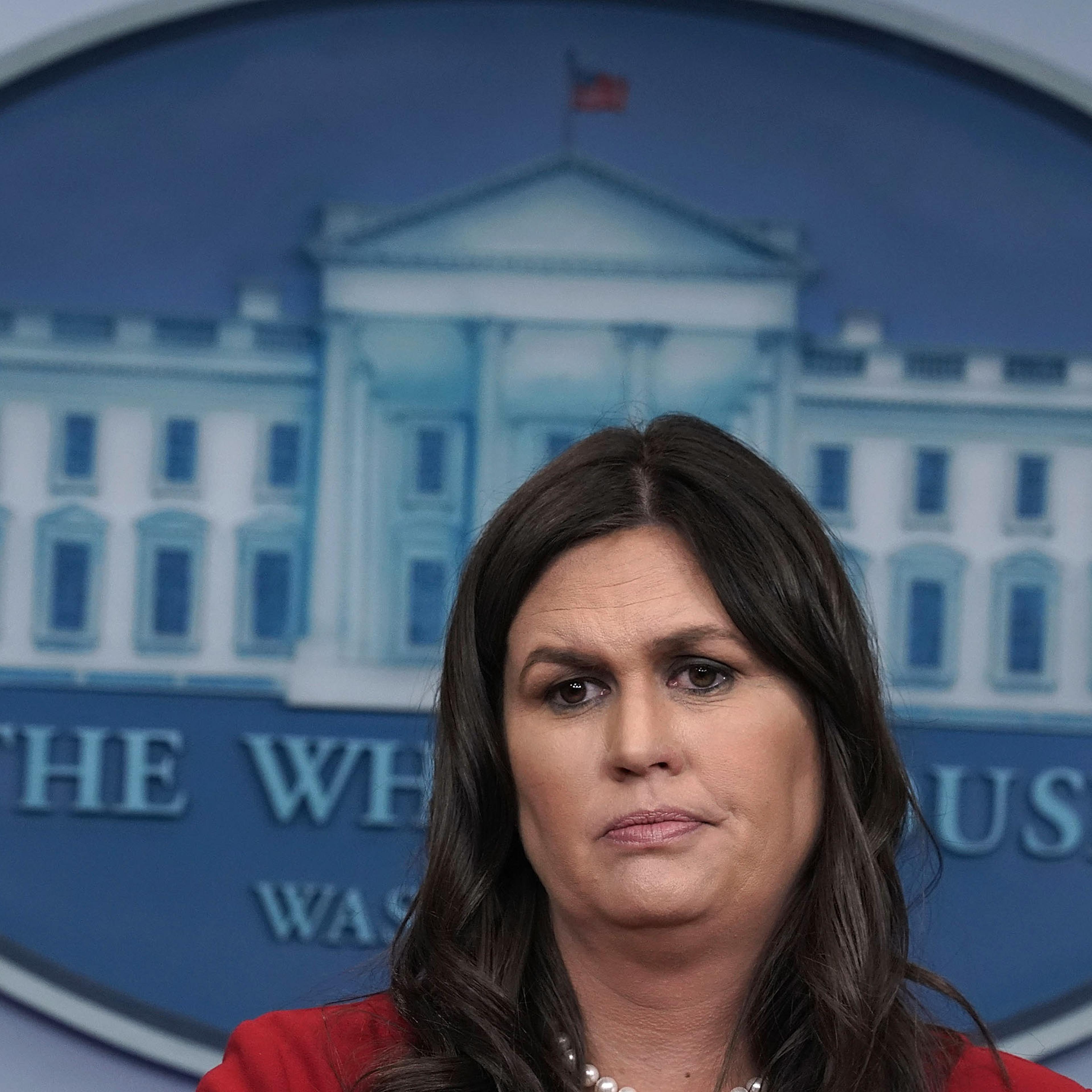 Press Secretary Sarah Huckabee Sanders Holds Daily Briefing At The White House