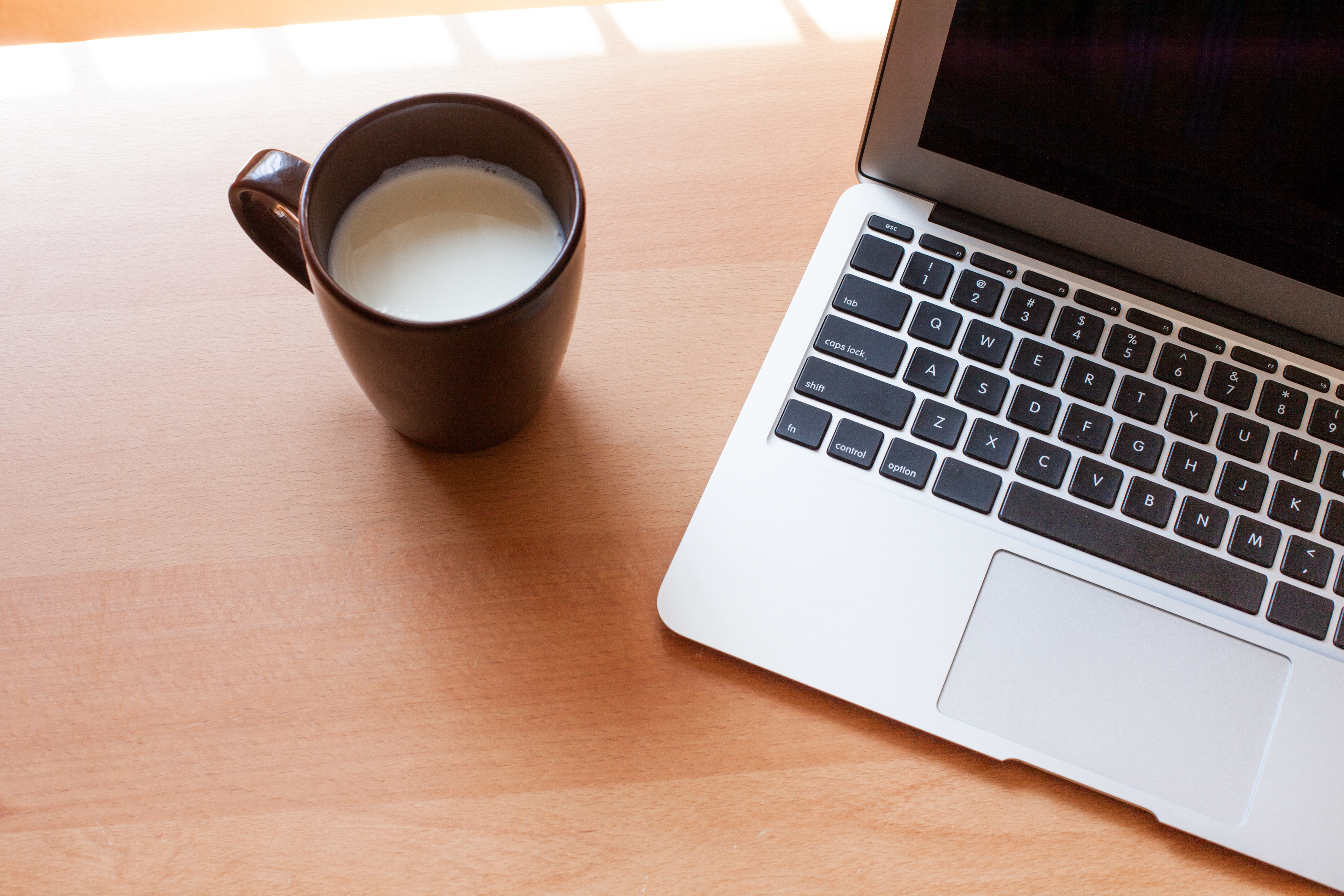 Laptop coffee