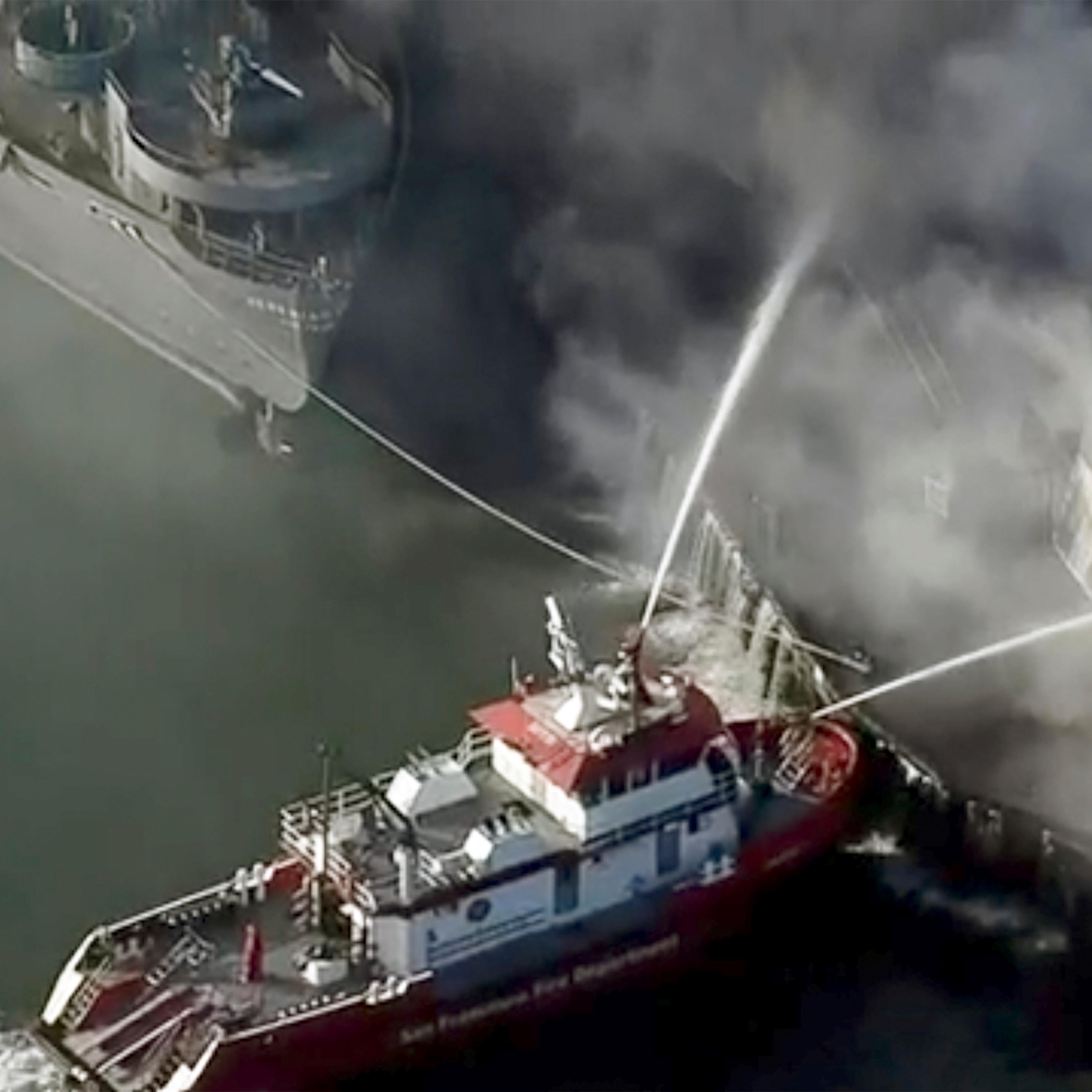 San Francisco Pier Fire