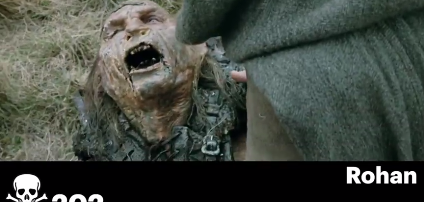 Lord of the Rings Onscreen Deaths Supercut