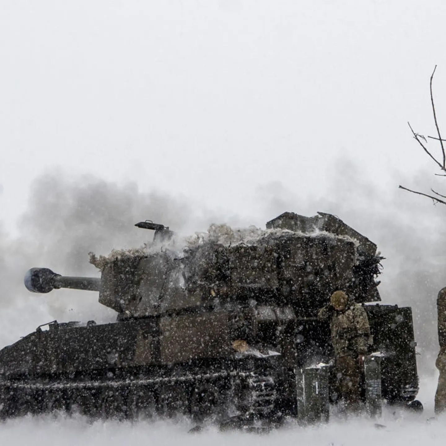 Military mobility continues on the Donetsk frontline in Ukraine