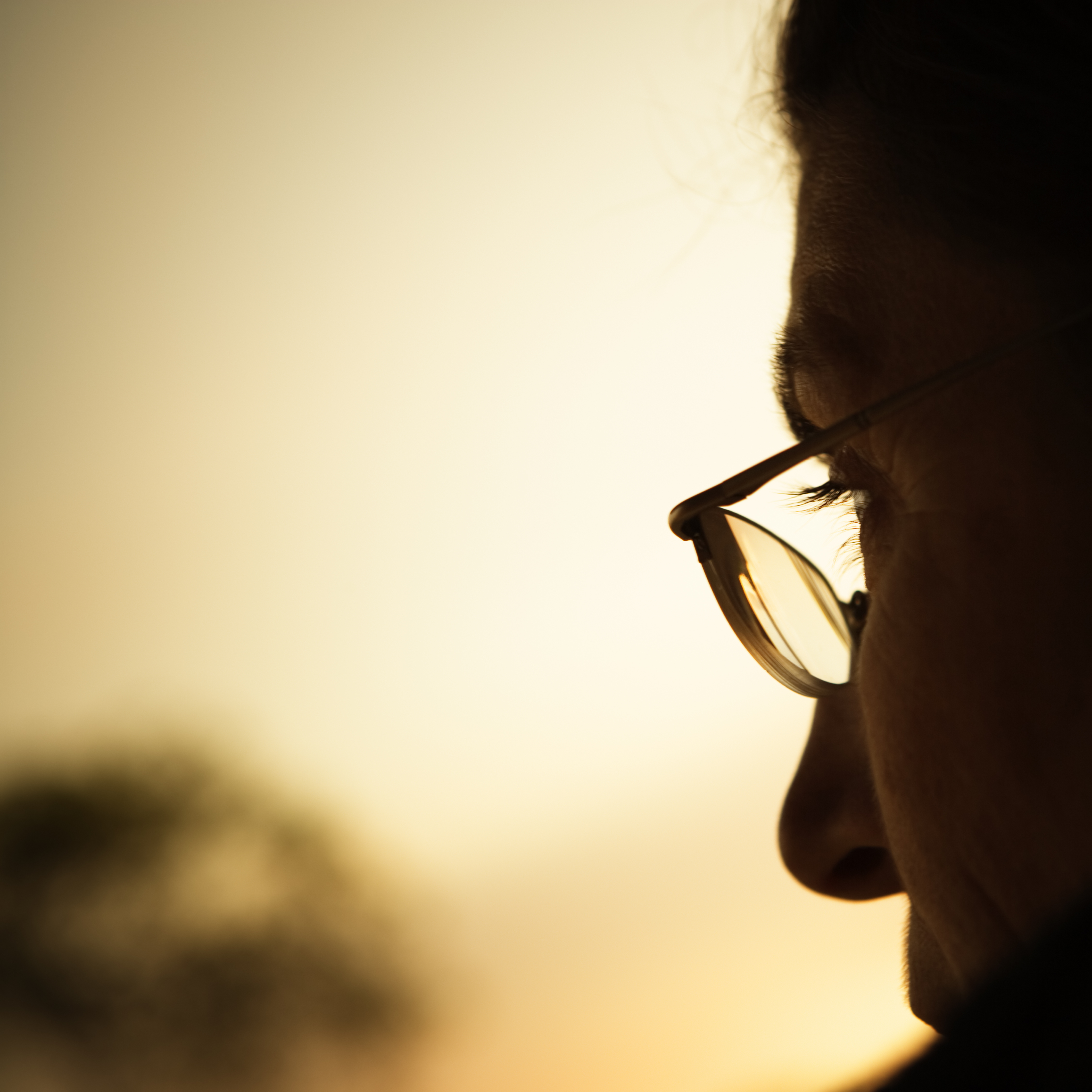 Woman in glasses