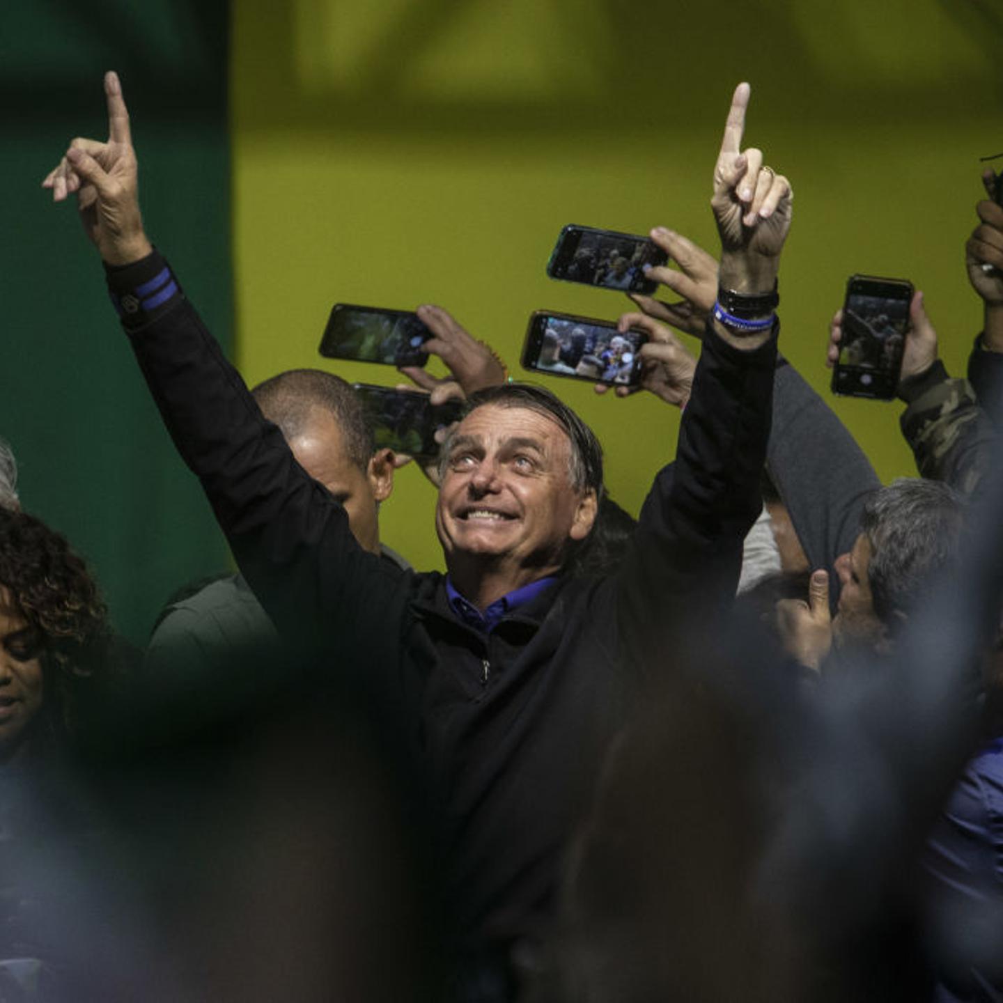 President Jair Bolsonaro Holds Campaign Event