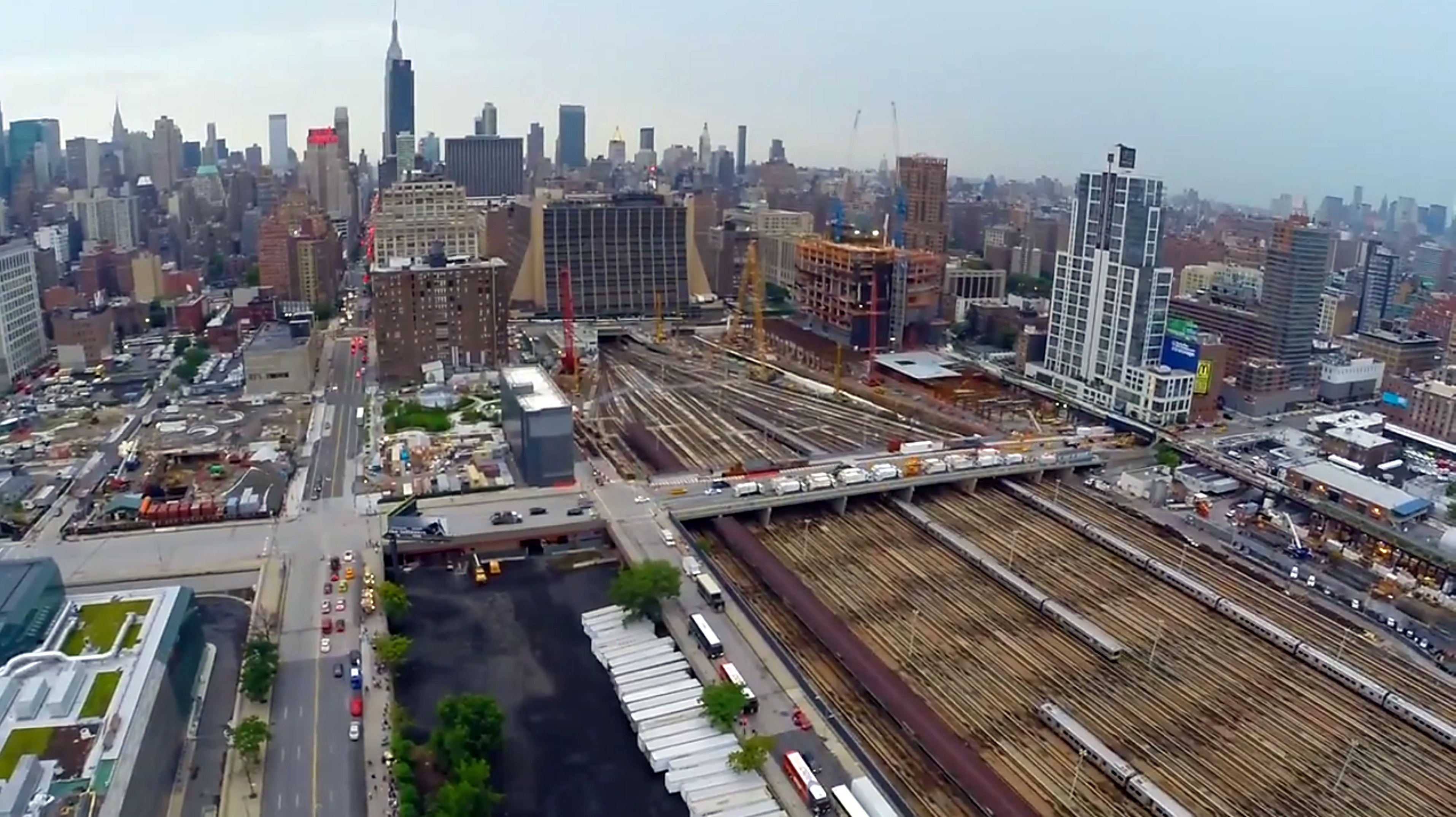New York City Aerial Skyline