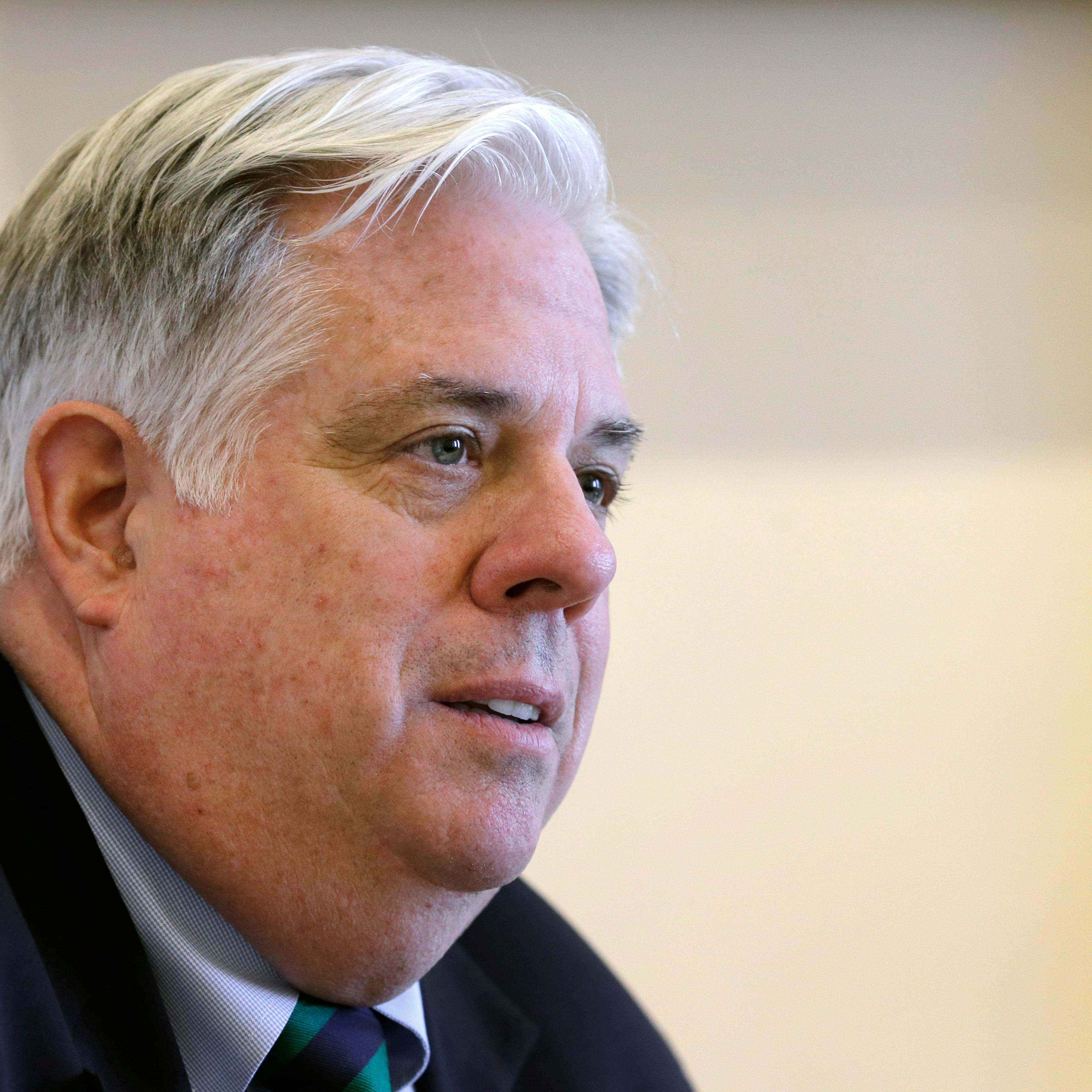 Maryland Gov. Larry Hogan at an interview in Annapolis, Md on April 6, 2015.