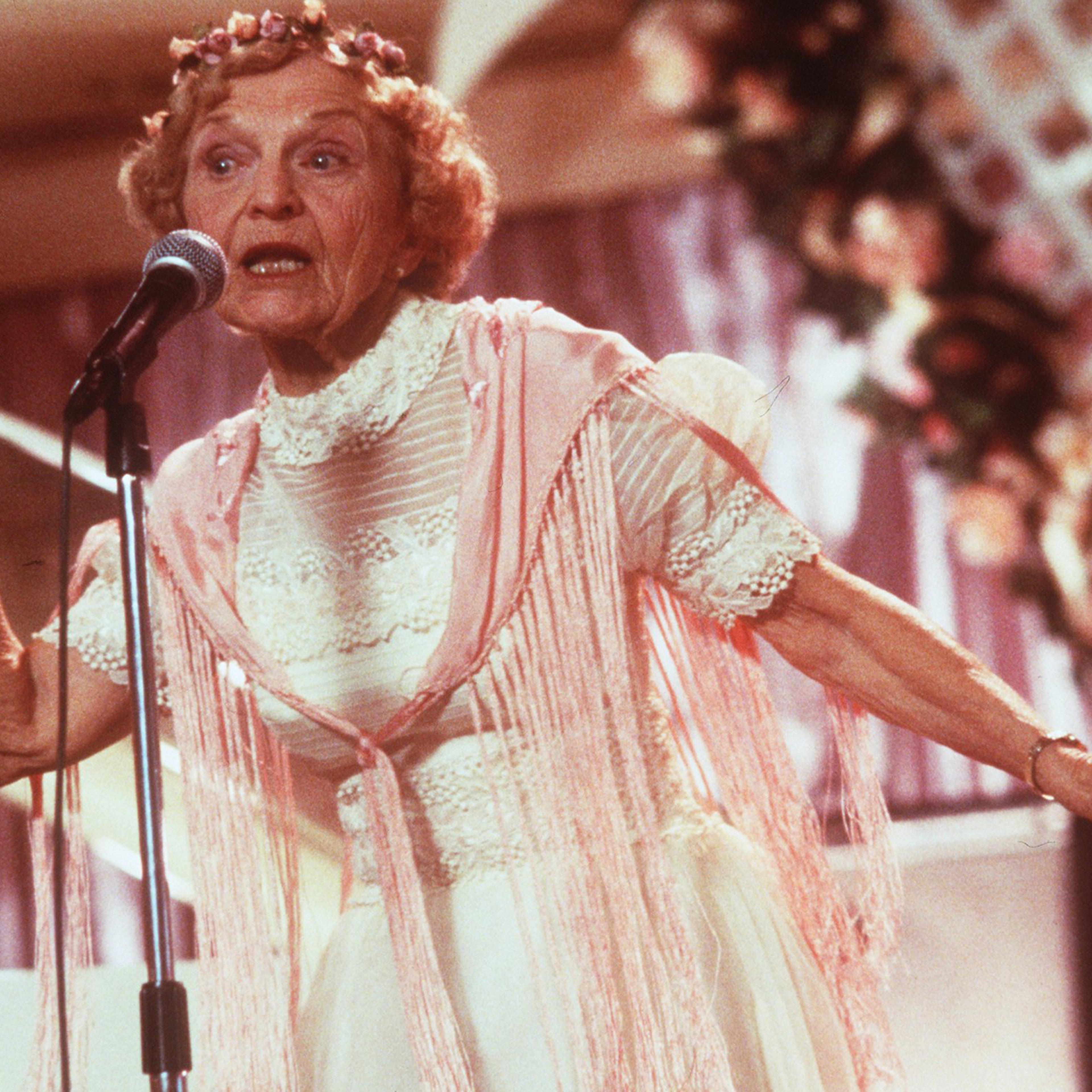 Ellen Albertini Dow stars as Rosie in New Line Cinema's comedy, "The Wedding Singer."