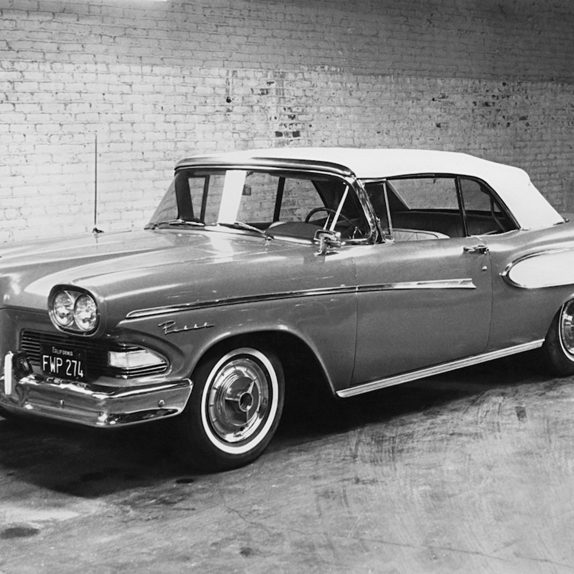 A 1958 Edsel Convertible