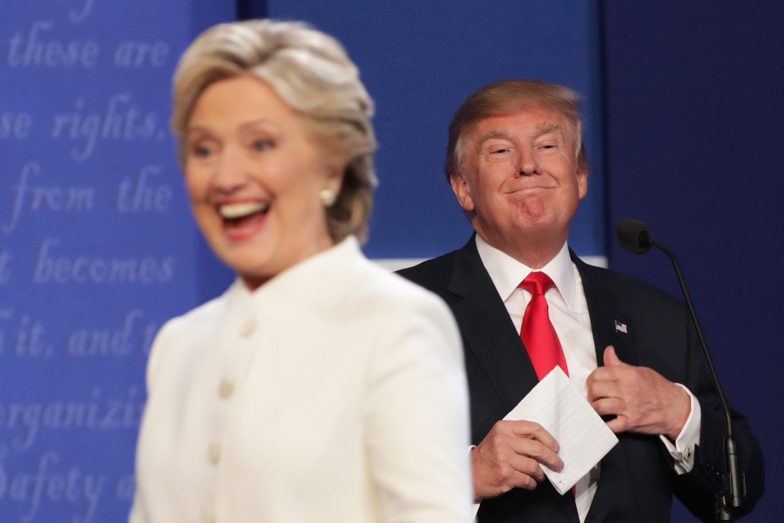 Final Presidential Debate Between Hillary Clinton And Donald Trump Held In Las Vegas