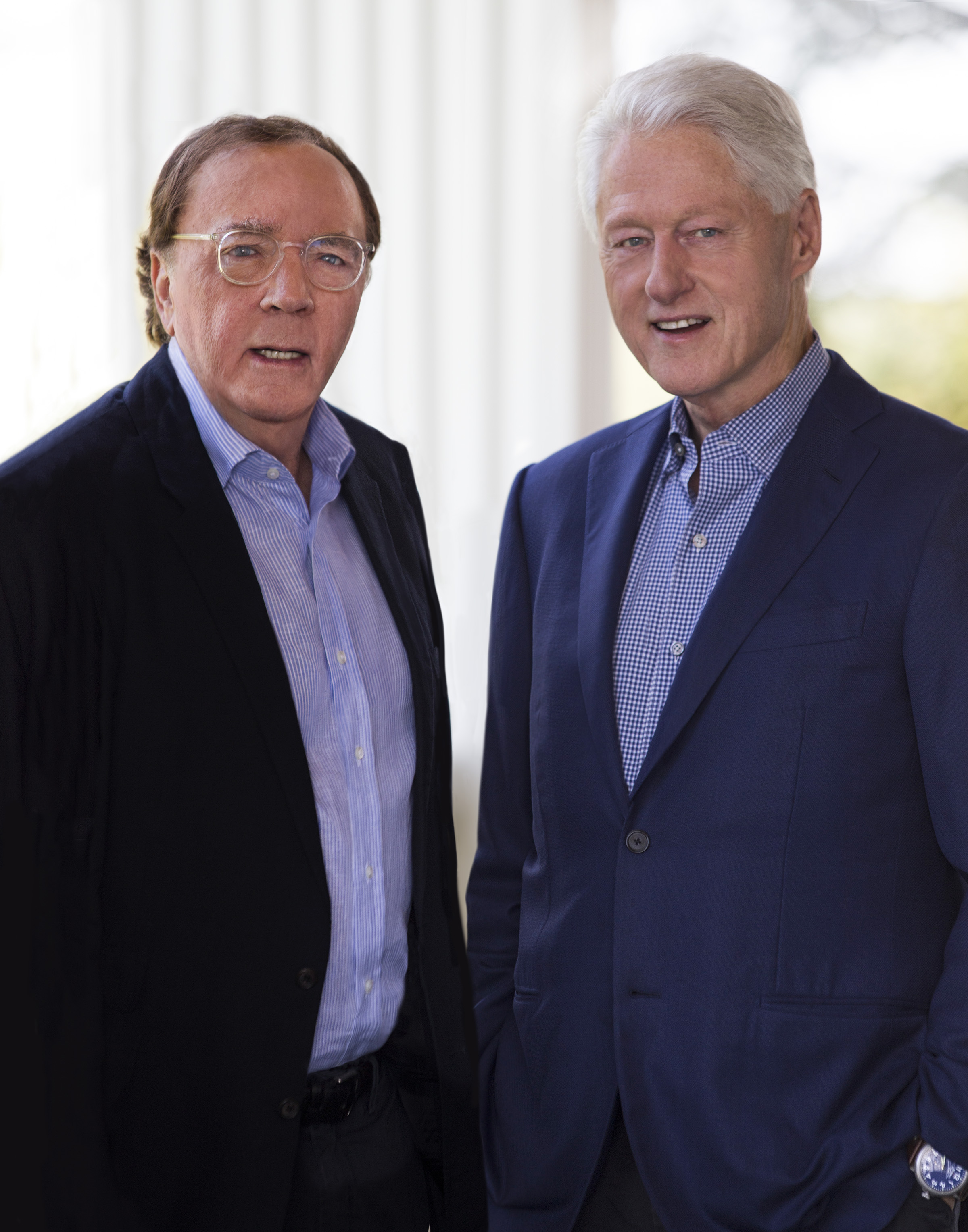 Author James Patterson and former President Bill Clinton