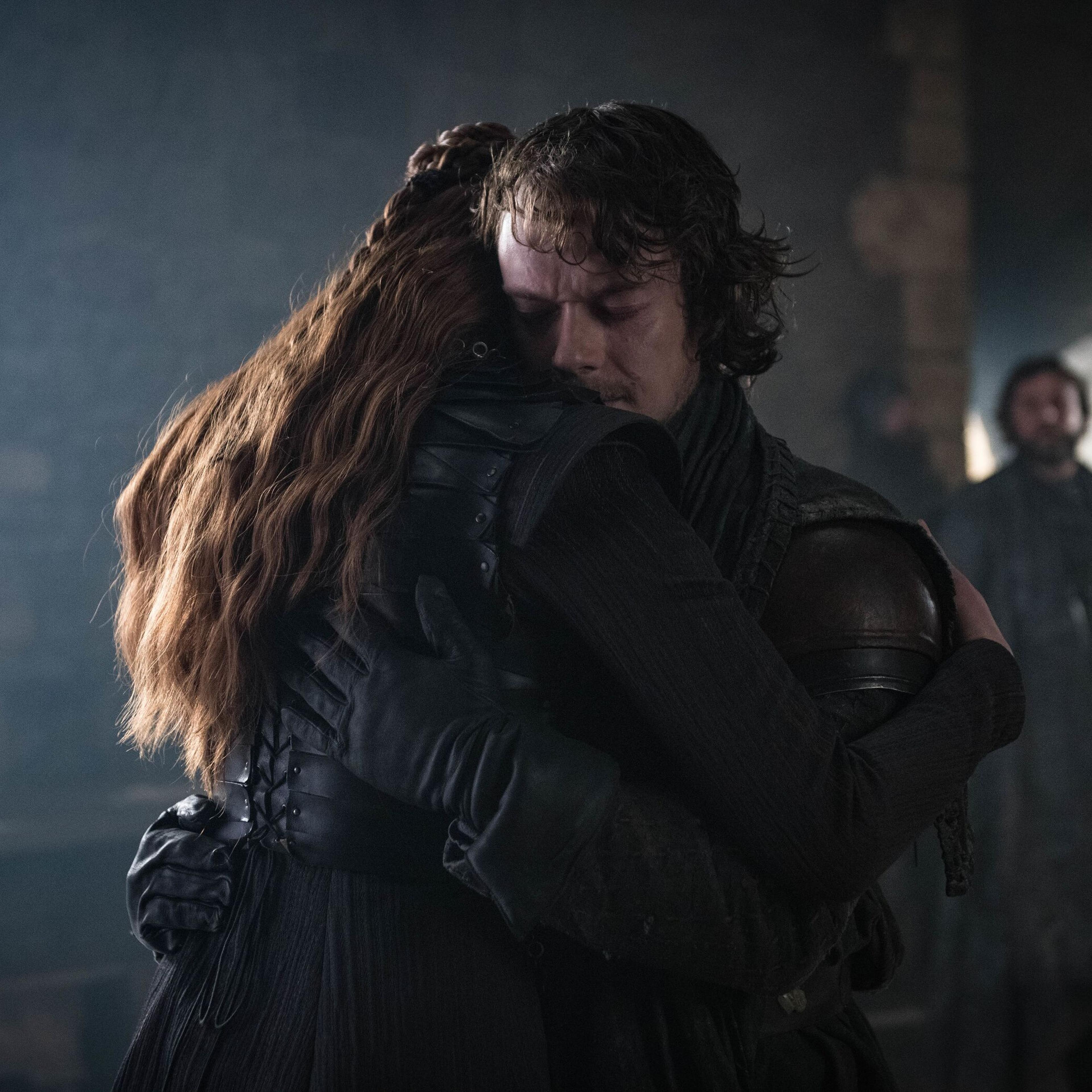 Theon and Sansa reunite on Game of Thrones season 8 episode 2