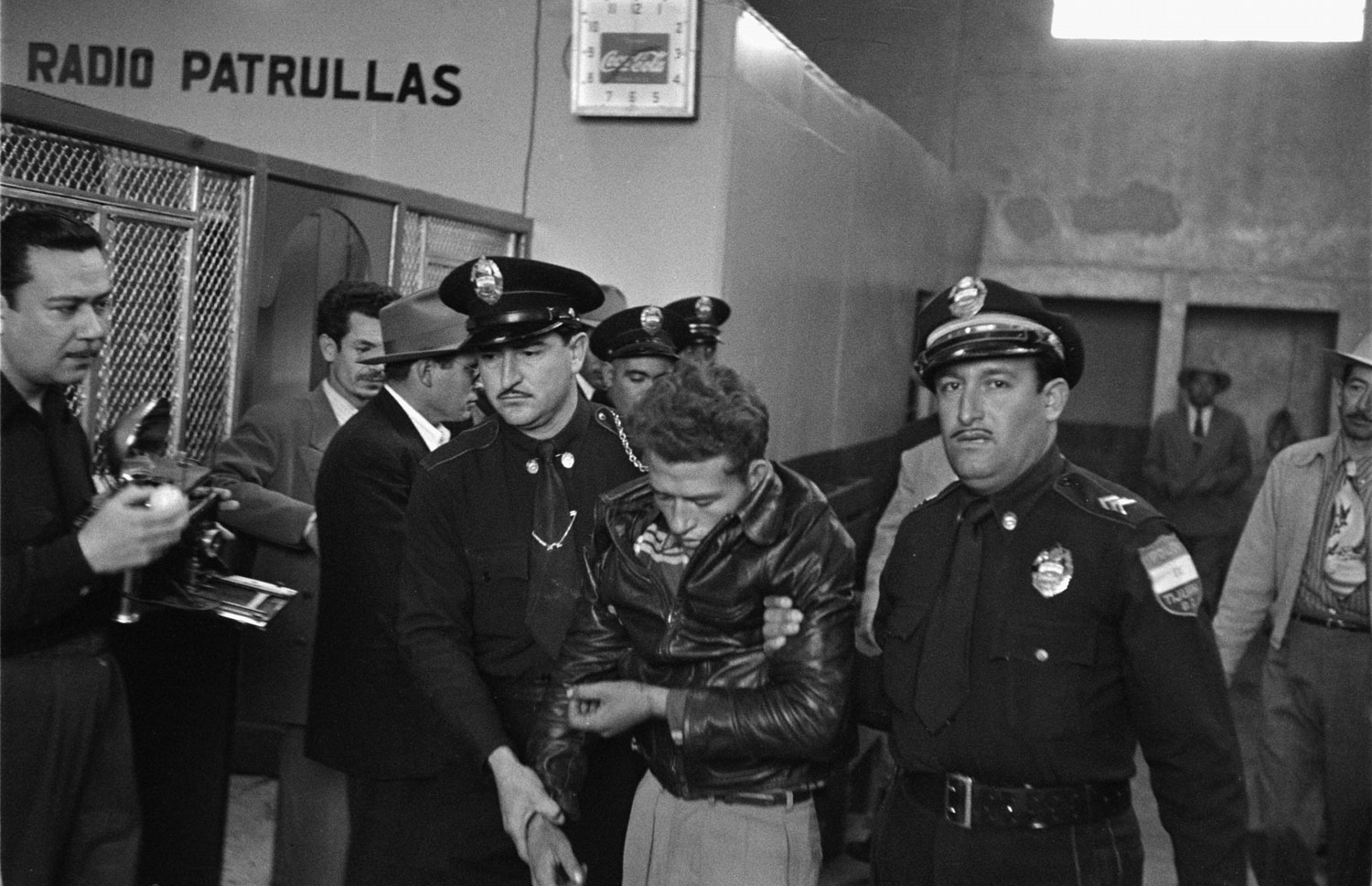 <b>Not originally published in LIFE.</b> Spree killer William Cook sent back to the United States from Mexico after capture, January 1951.