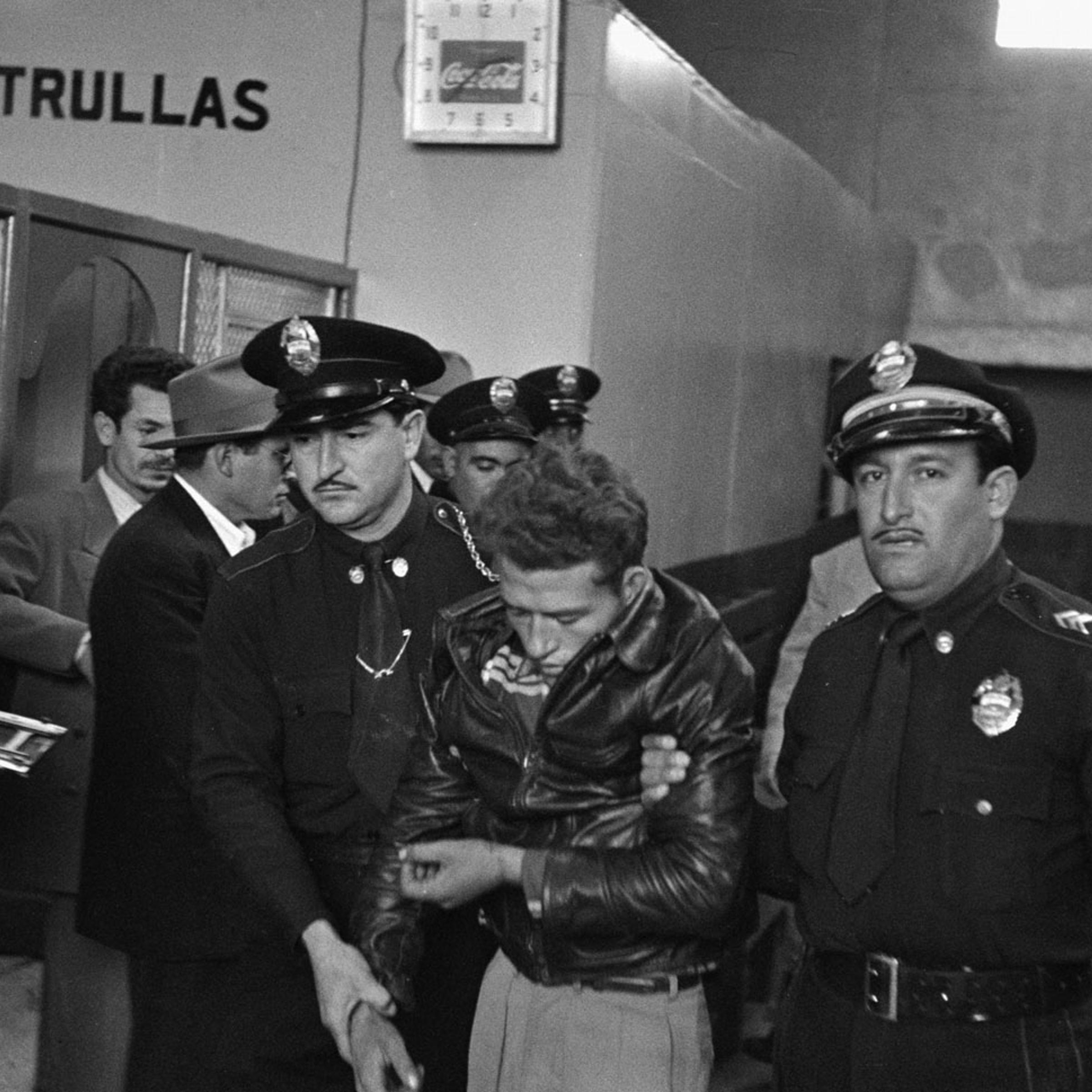 <b>Not originally published in LIFE.</b> Spree killer William Cook sent back to the United States from Mexico after capture, January 1951.
