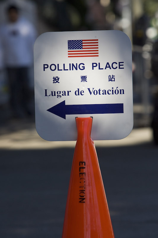 California Voters Participate In The State's Pivotal Primary