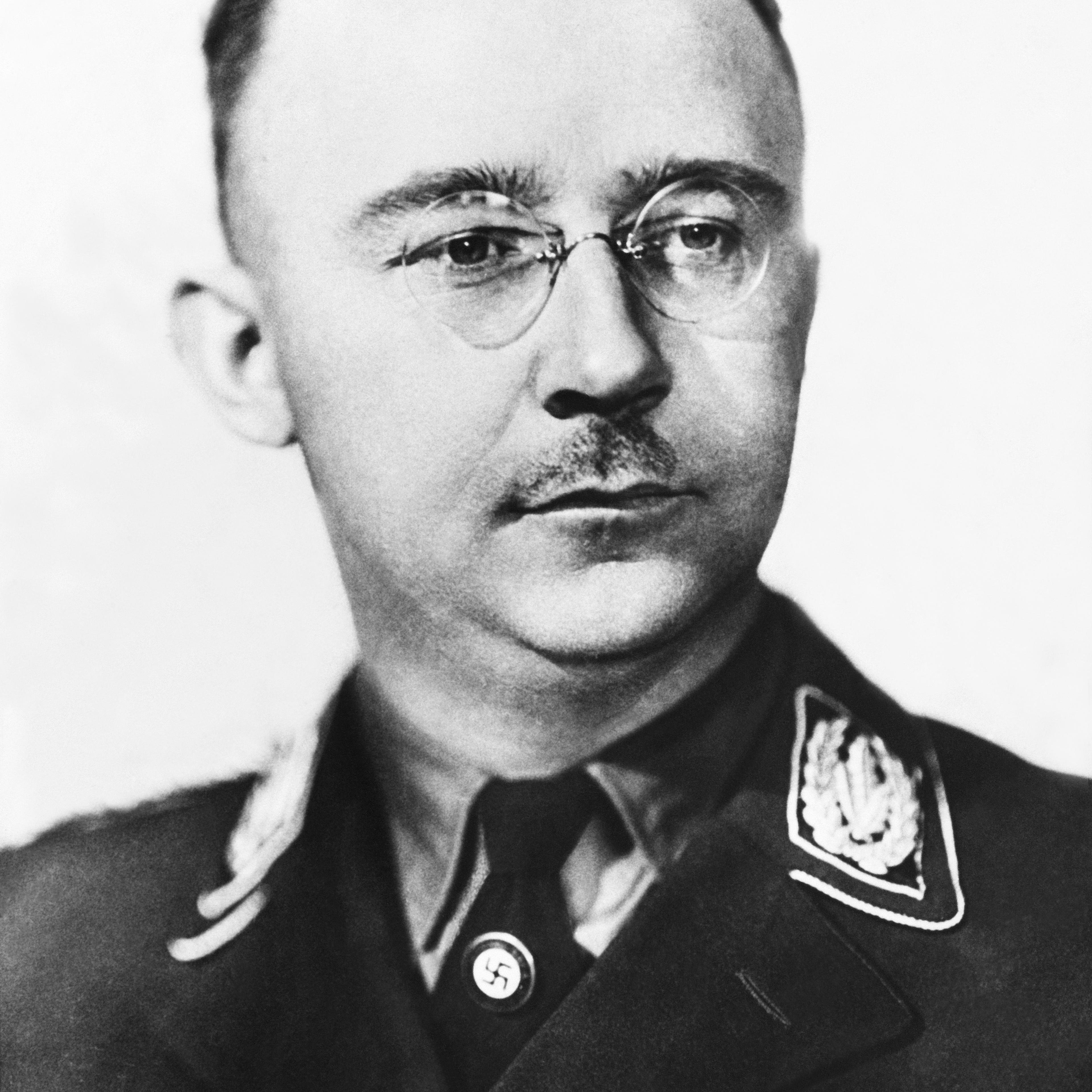 Henrich Himmler poses in Germany in 1945.