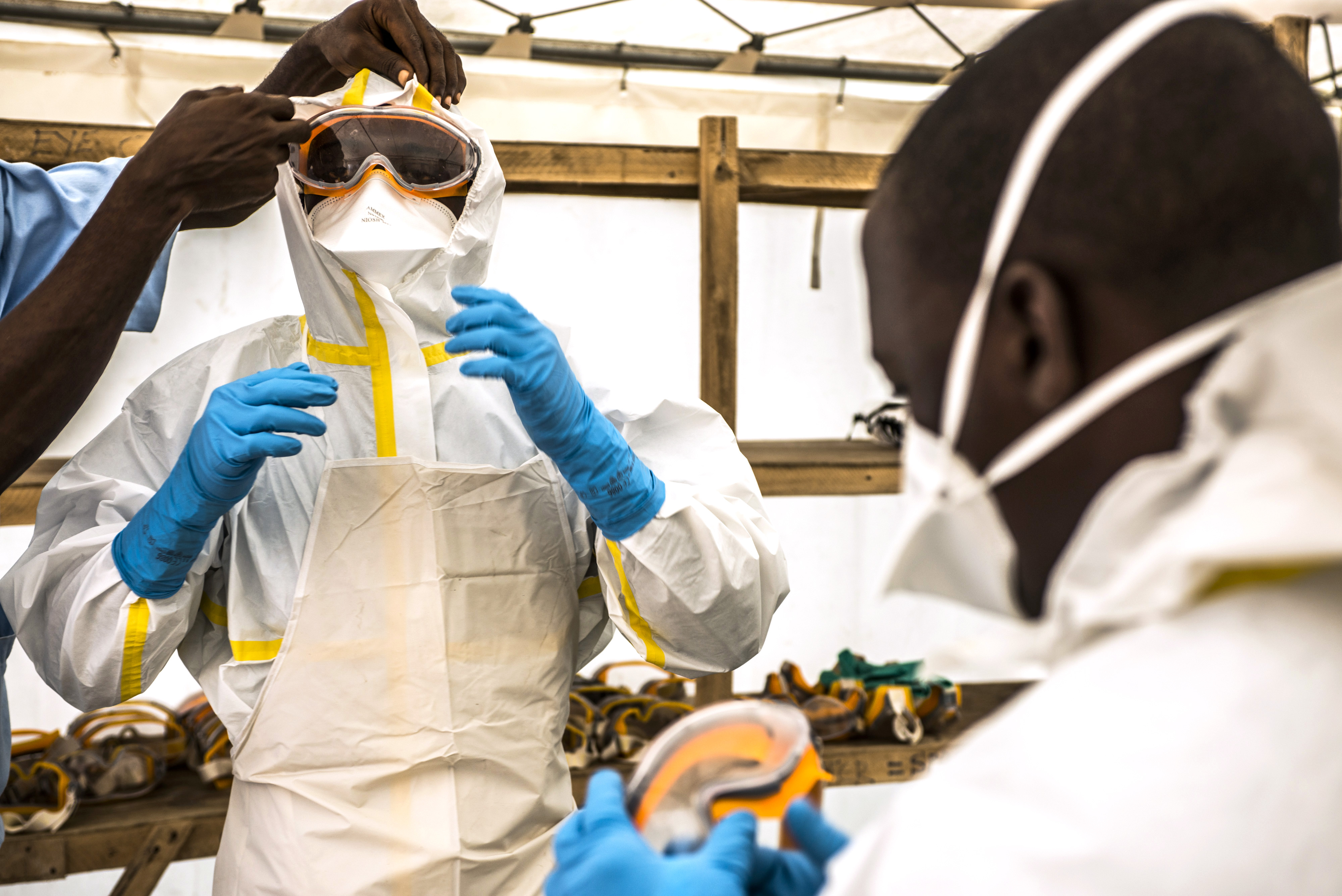 Ebola Treatment Center As Guinea Economy Rebuilds Ahead Of October Election