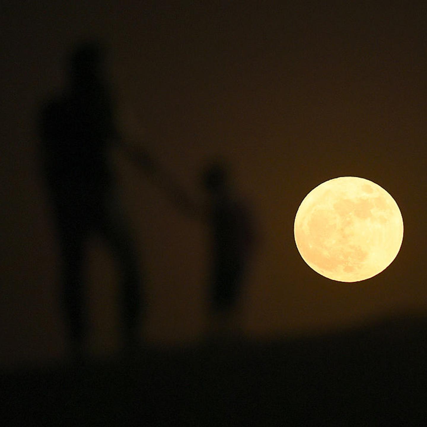 Super Moon Rises Over Dubai