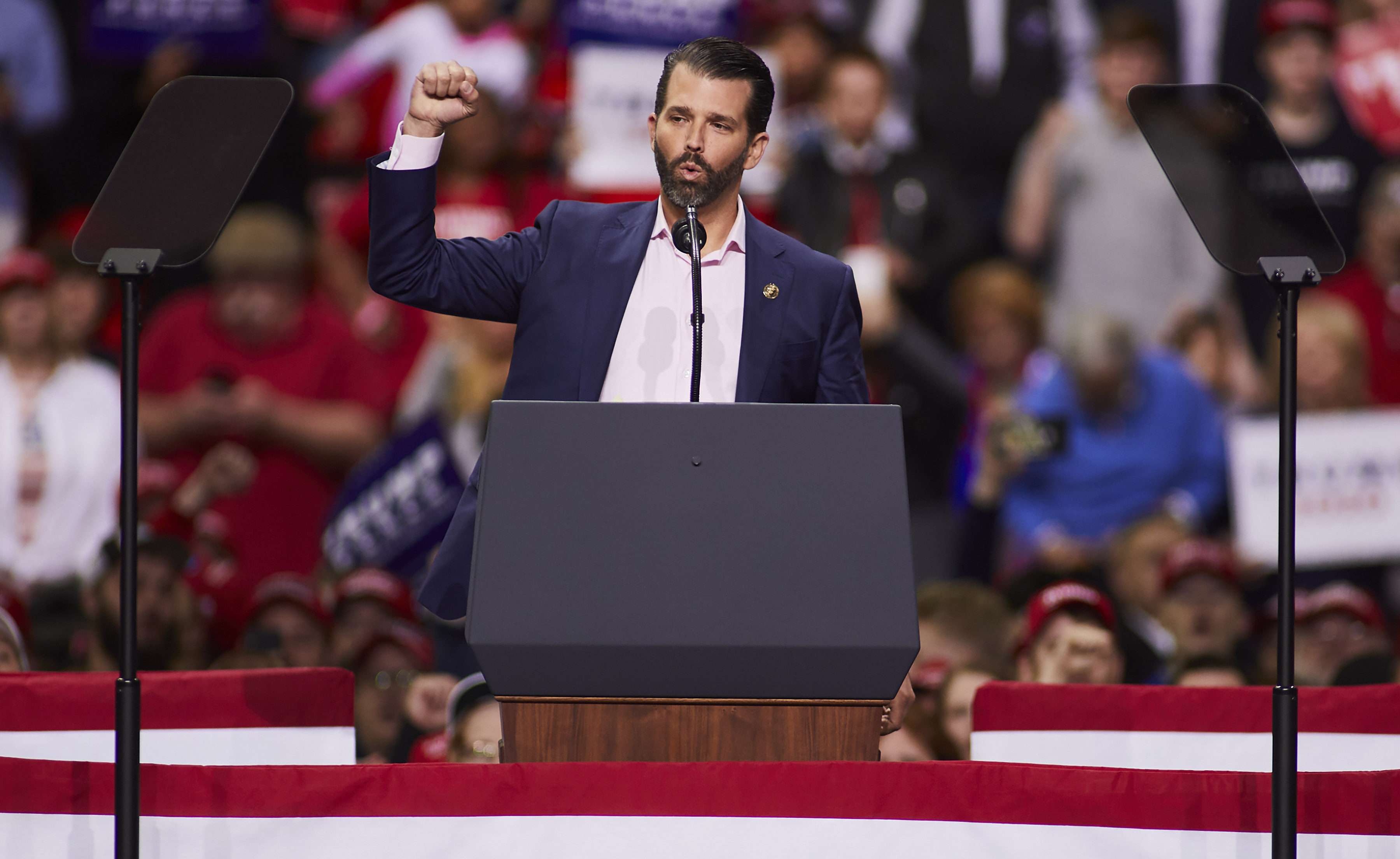 President Trump Holds Rally In Green Bay, Wisconsin