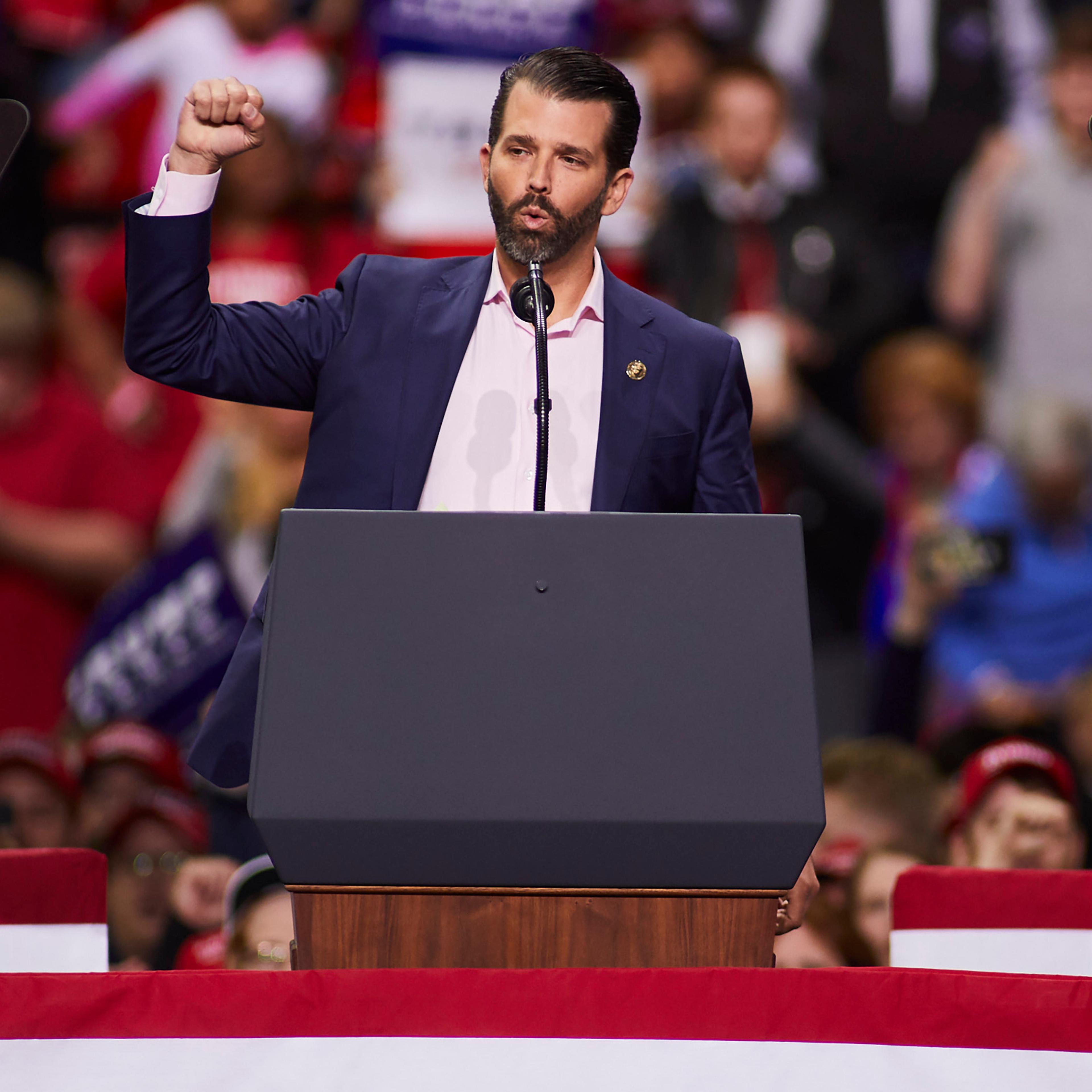 President Trump Holds Rally In Green Bay, Wisconsin