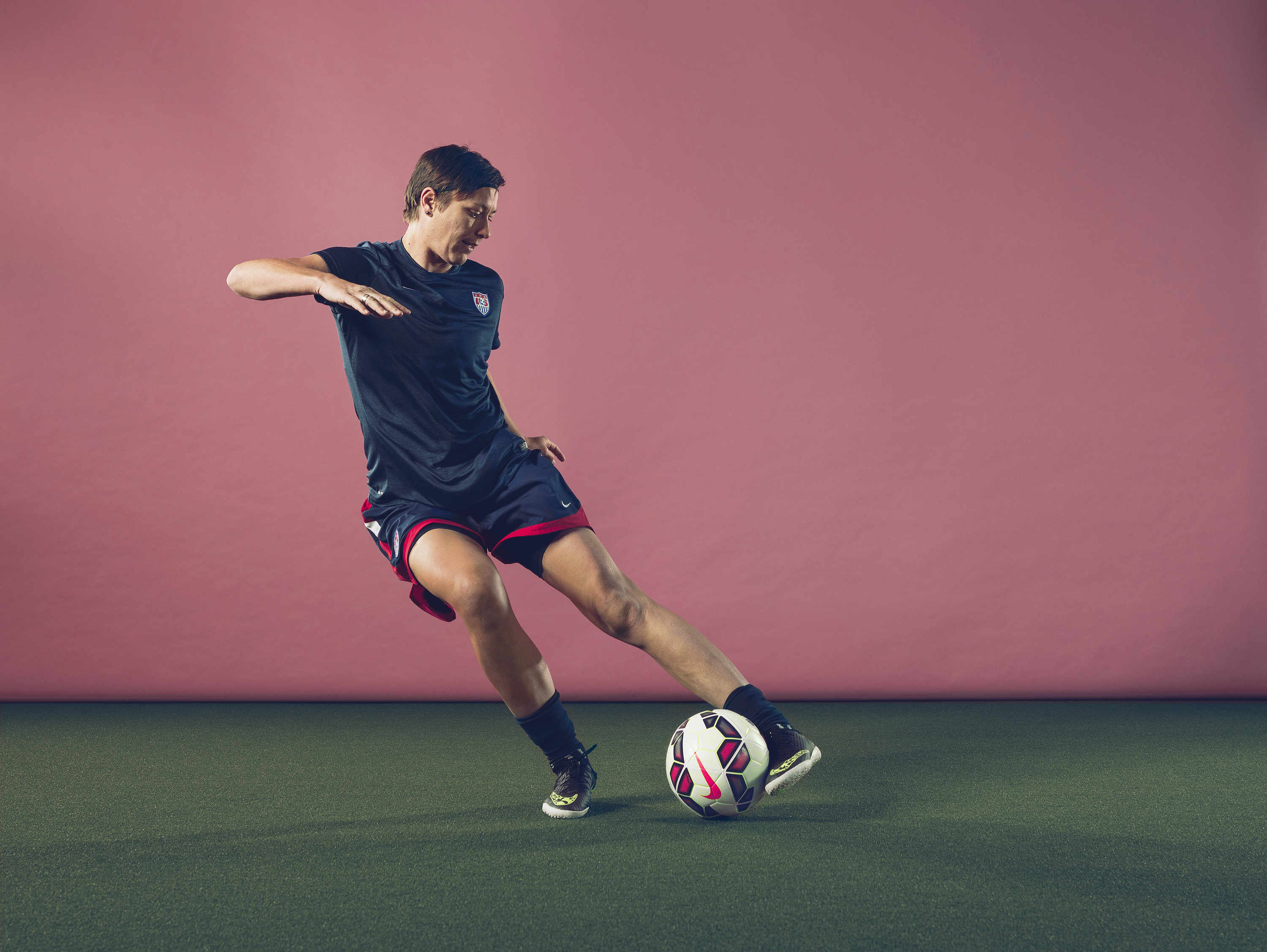 Big Boot: Abby Wambach has scored 177 international goals
