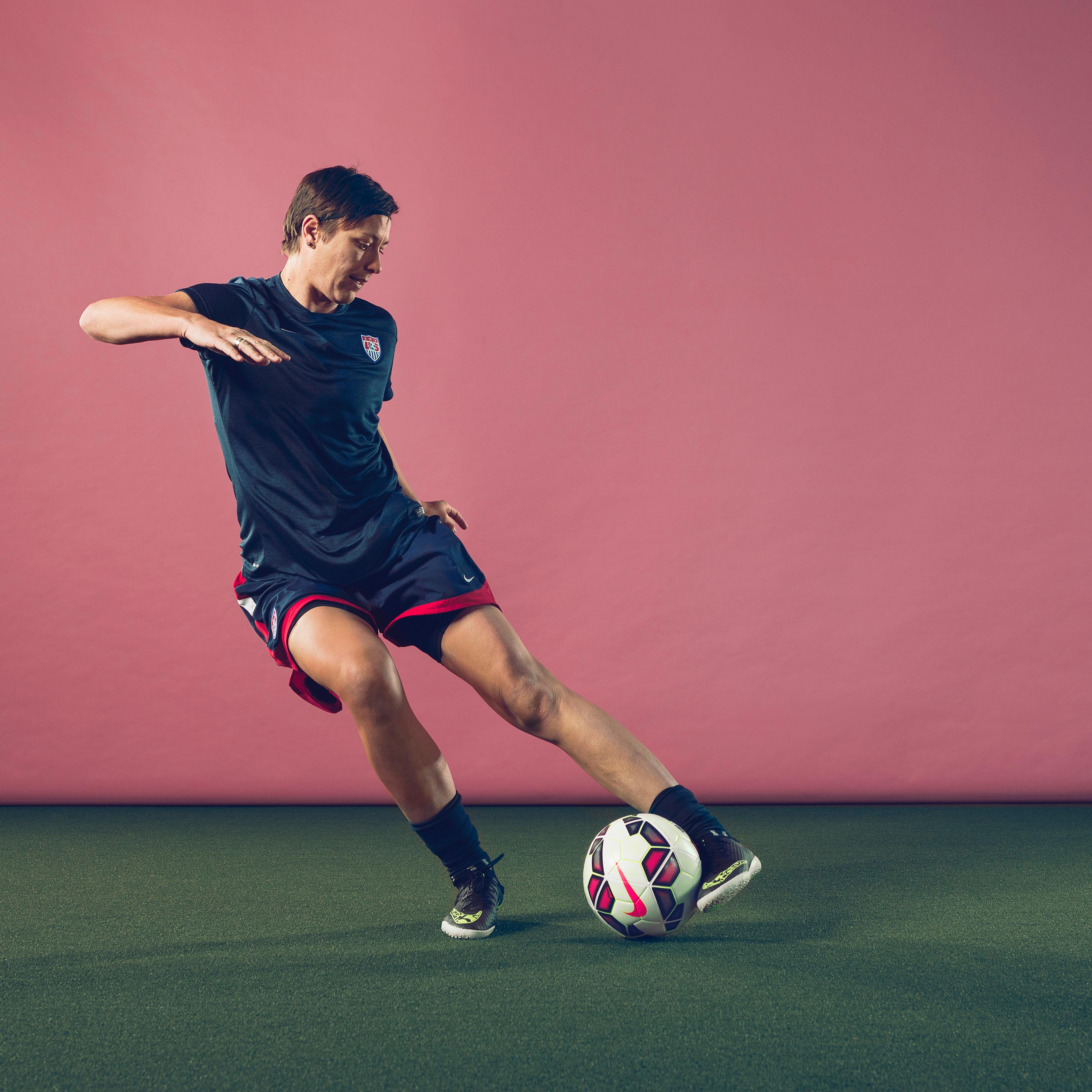Big Boot: Abby Wambach has scored 177 international goals