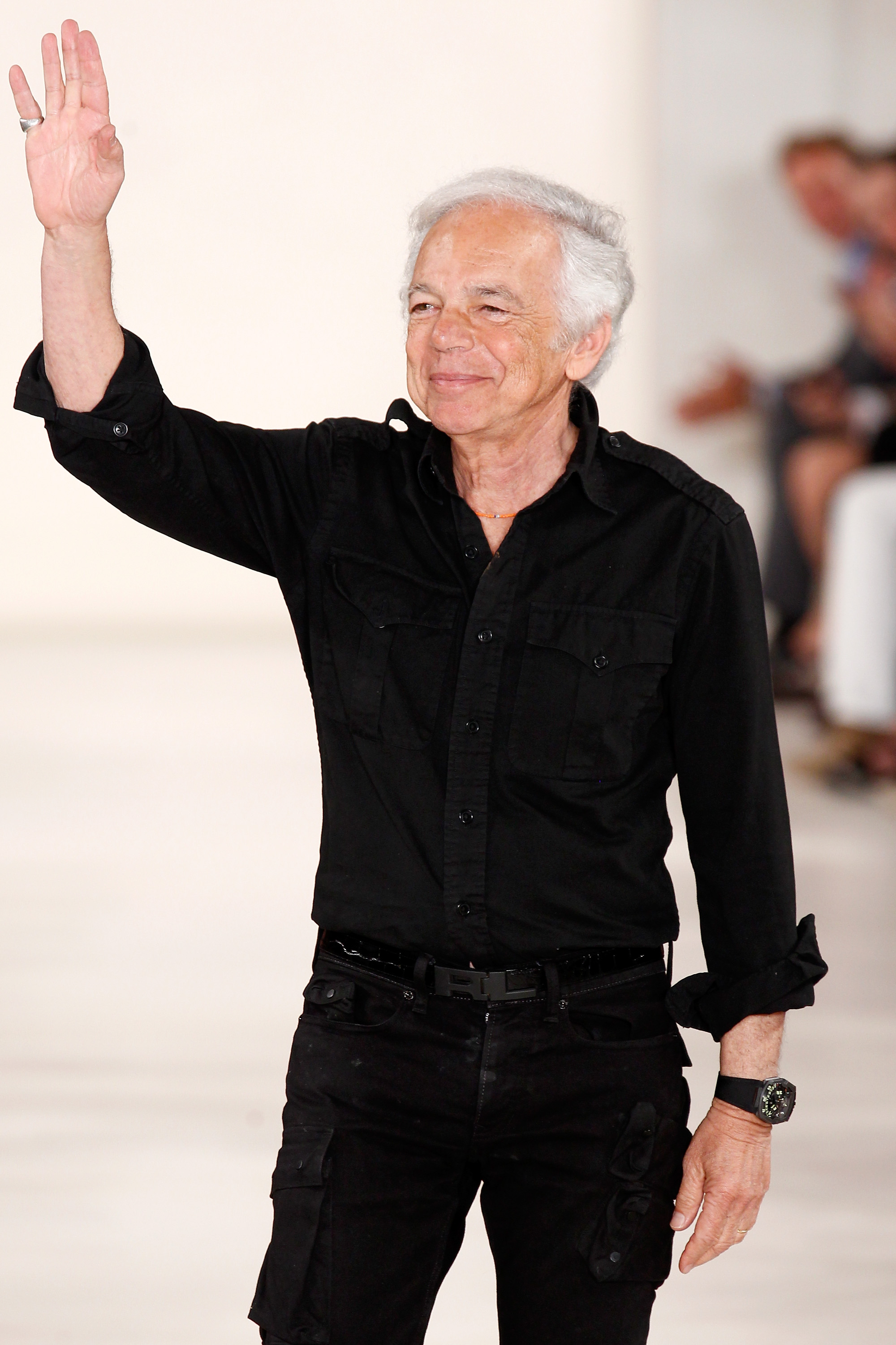 Ralph Lauren at the Ralph Lauren fashion show during Mercedes-Benz Fashion Week Spring 2015 in New York City on Sept. 11, 2014.