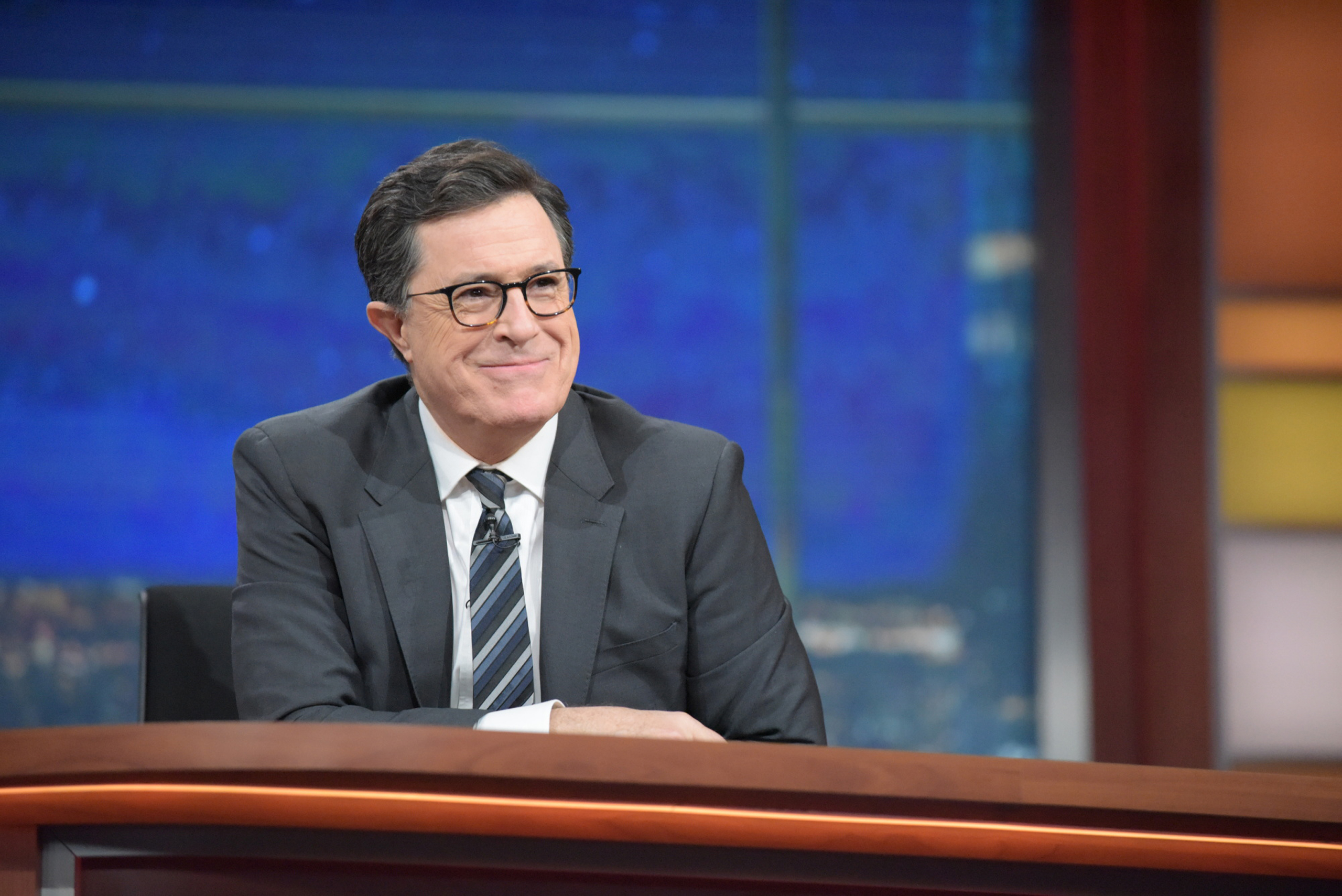 NEW YORK - DECEMBER 15: The Late Show with Stephen Colbert during Thursday's 12/15/16 show in New York. (Photo by Scott Kowalchyk/CBS via Getty Images)