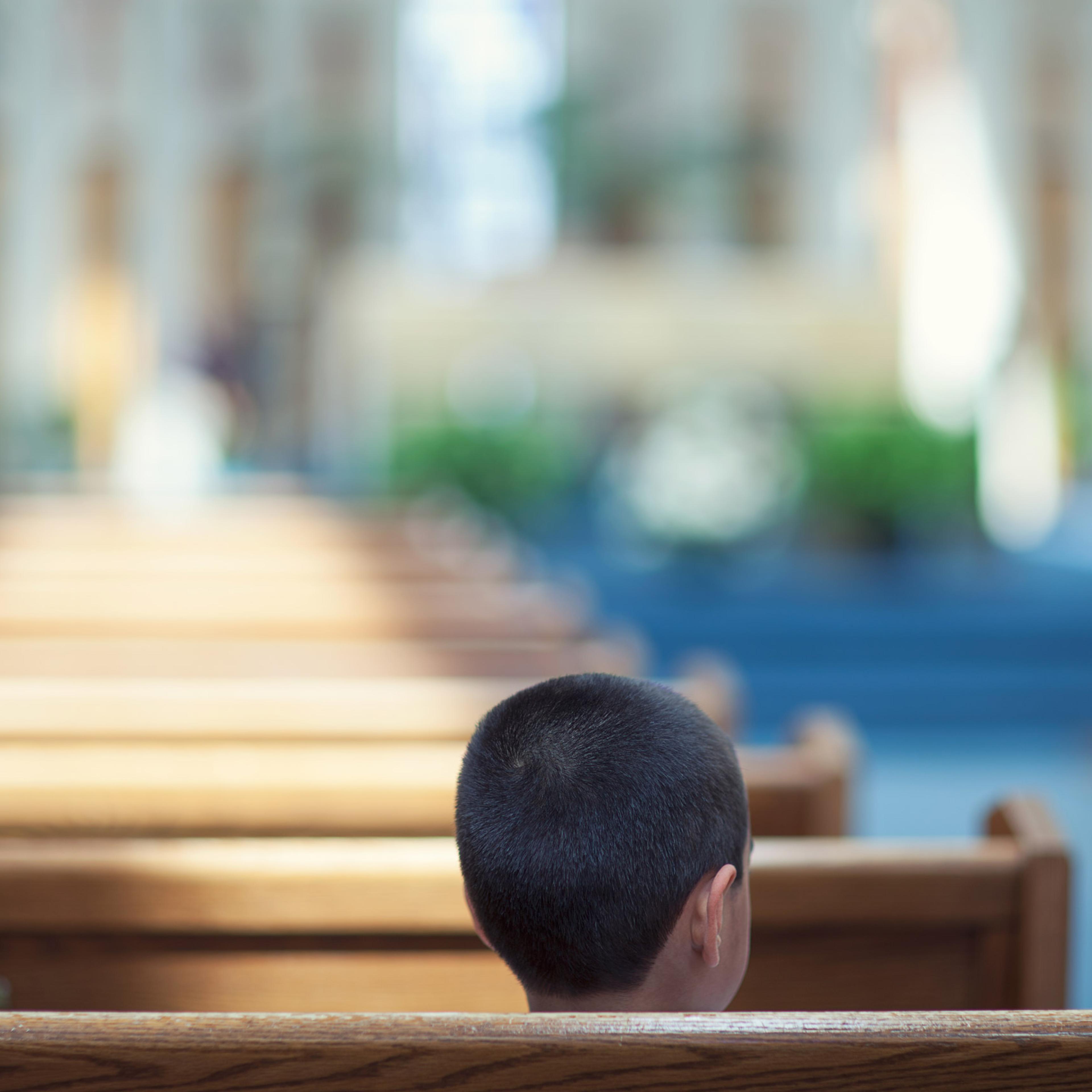 child sitting alone in church Allen Donikowski—Getty Images/Flickr RF