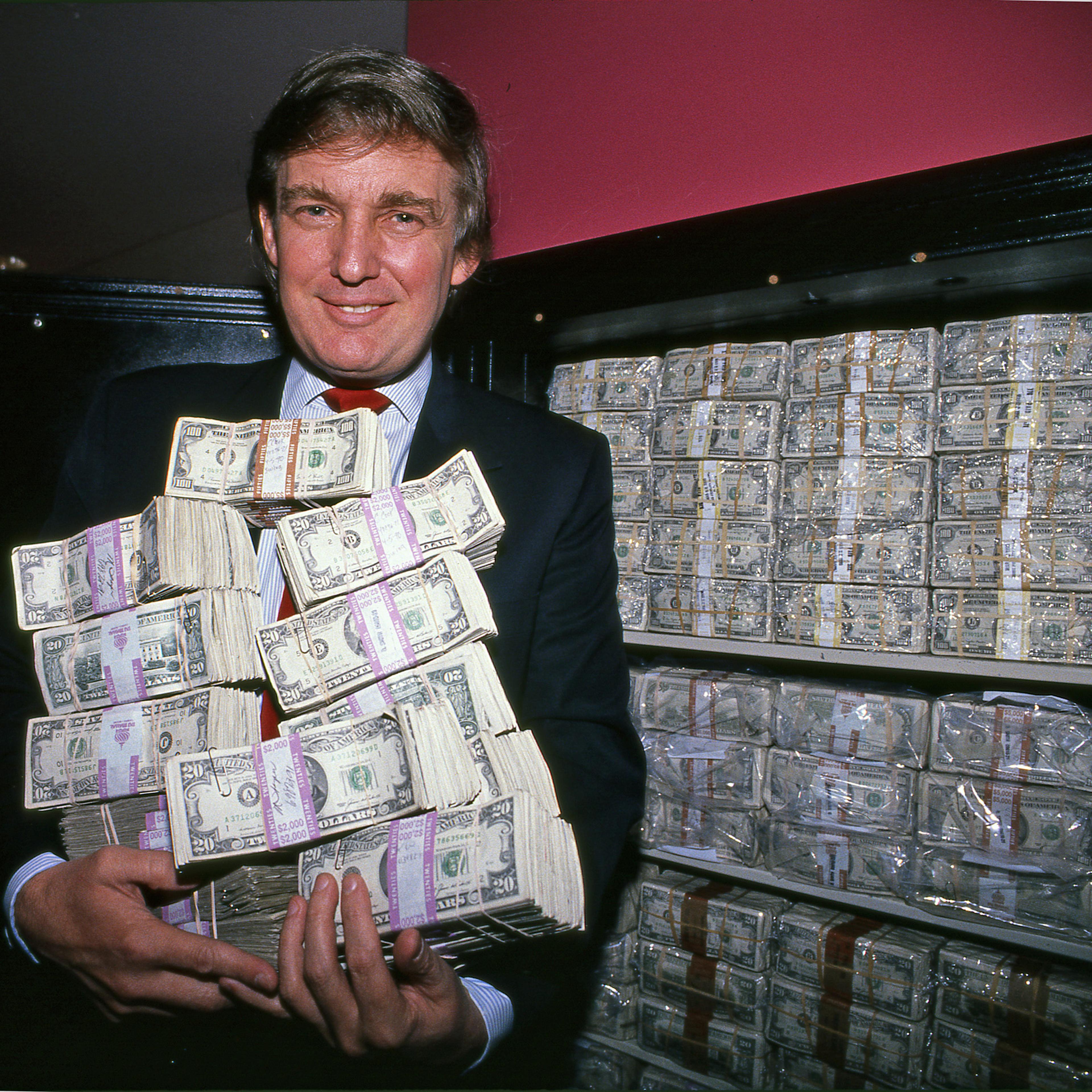 <b>1990</b> “Donald, I’ve never seen a million dollars in my life,” Benson told Trump at the Trump Taj Mahal in Atlantic City.