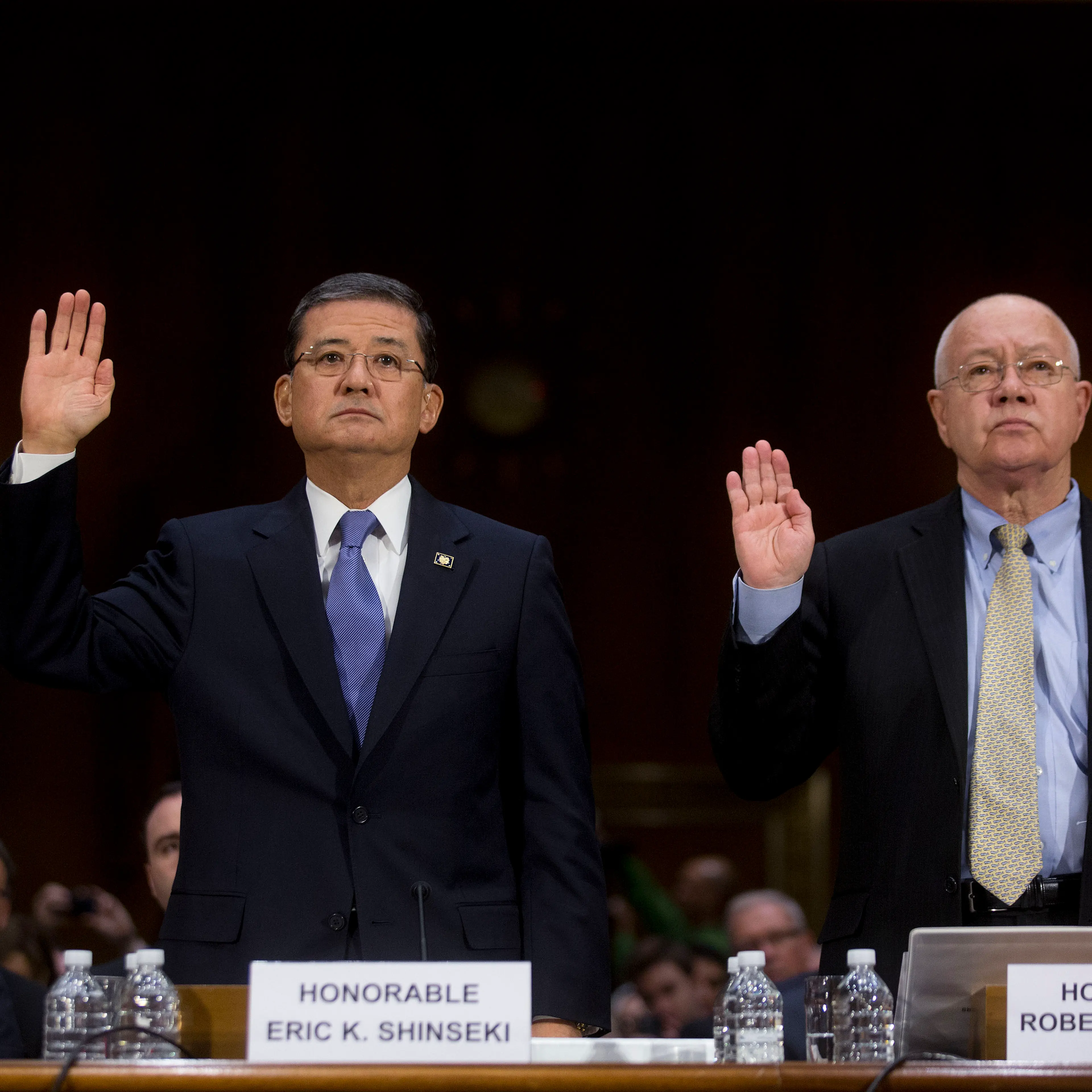 Veterans Affairs Secretary Eric Shinseki Testifies Before Senate Robert Petzal