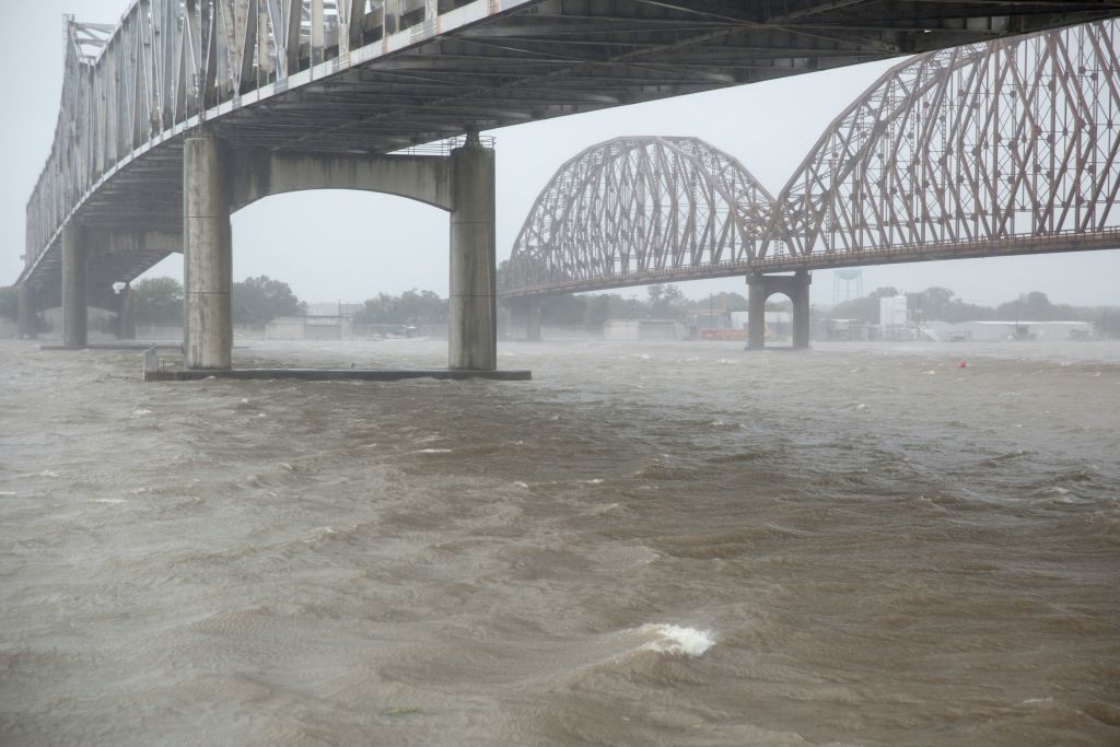 Tropical Storm Barry on the Atchafalaya River