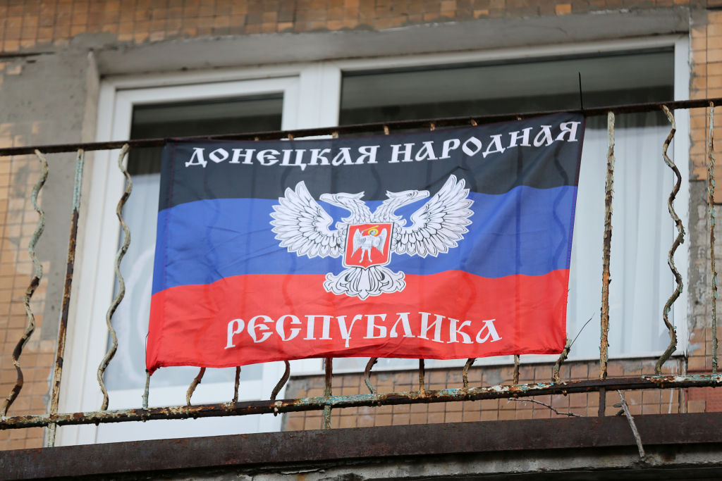Patriotic campaign in Donetsk, east Ukraine