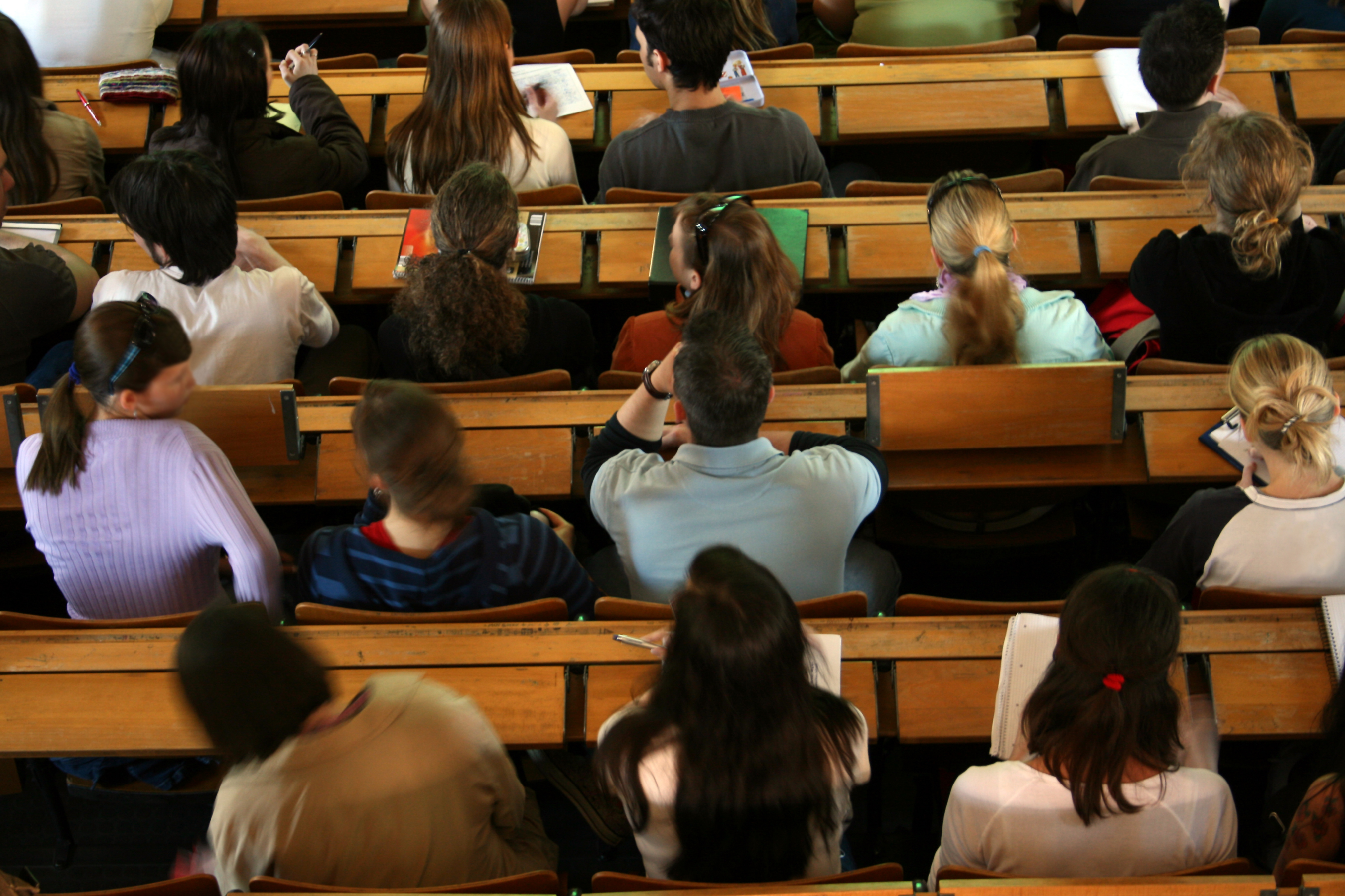 College lecture hall