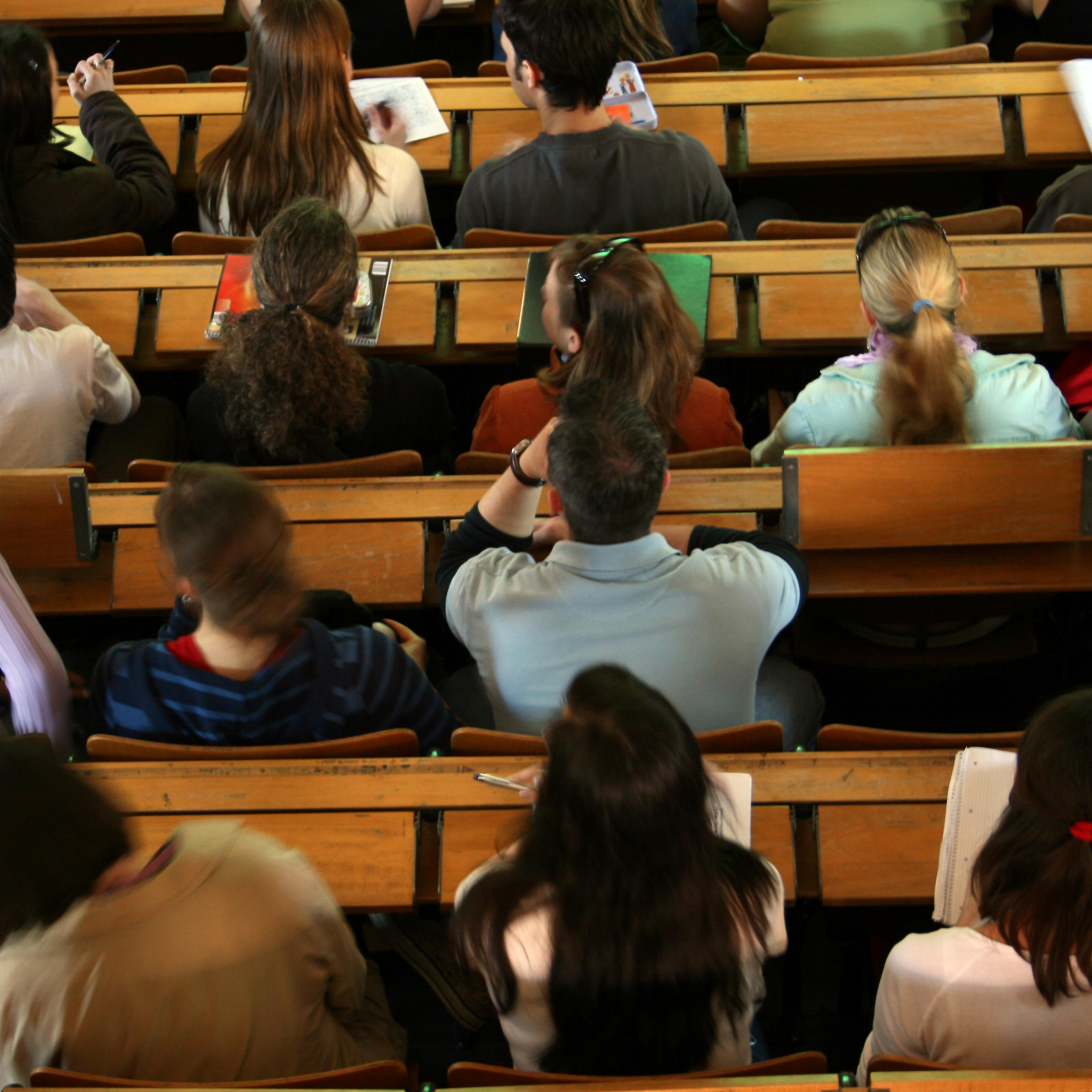 College lecture hall