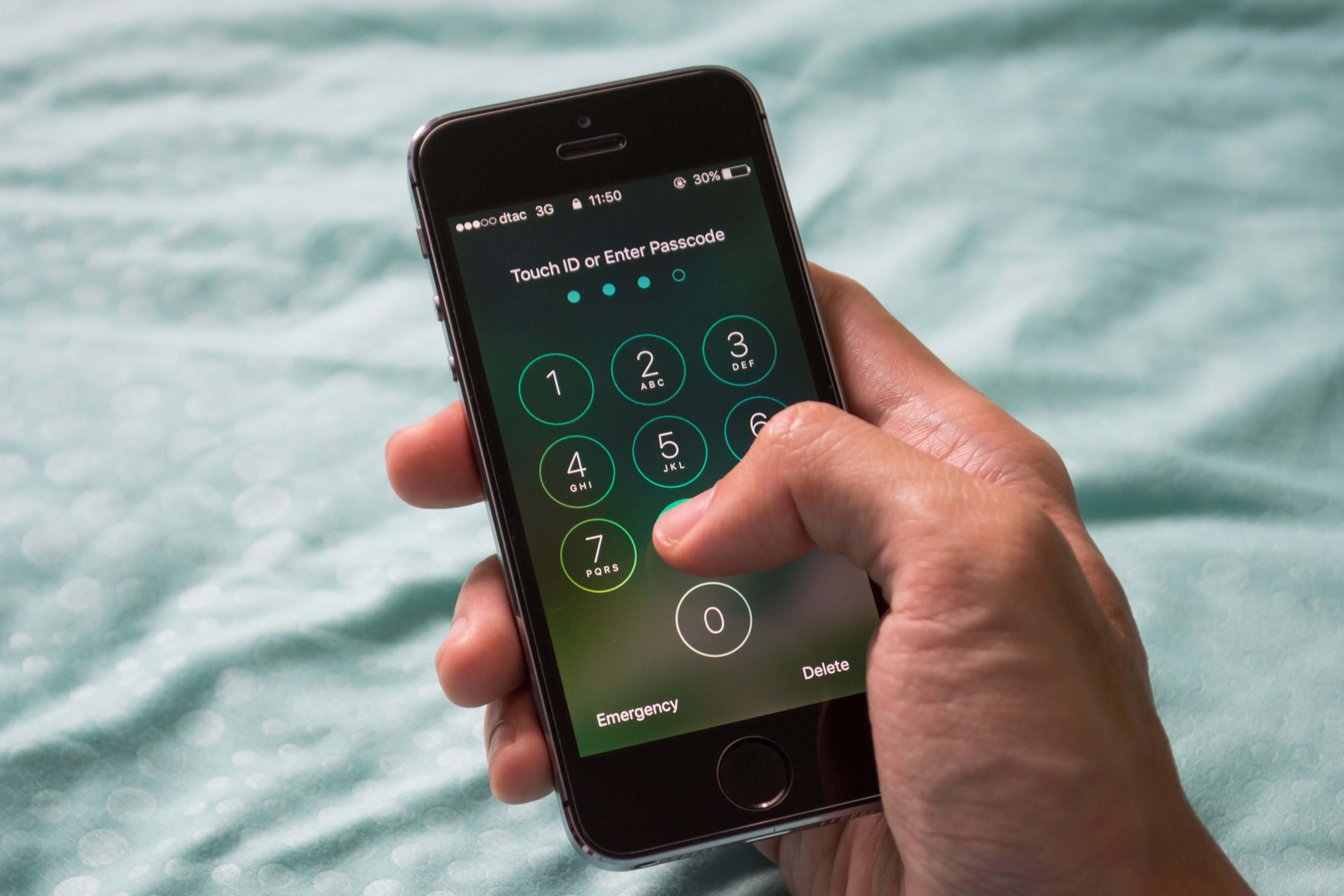 Touch ID or Enter Passcode