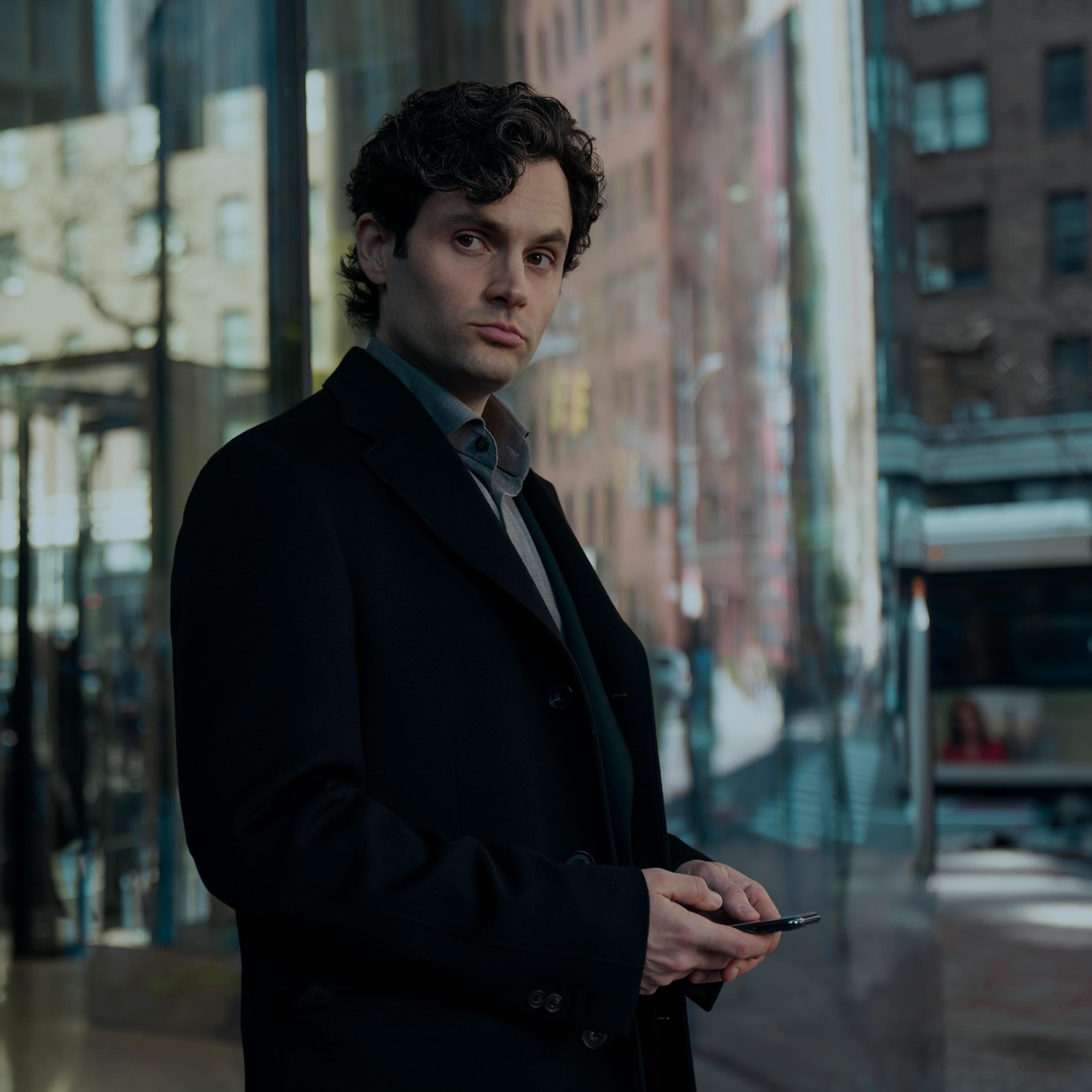You. Penn Badgley as Joe Goldberg in episode 502 of You. Cr. Clifton Prescod/Netflix © 2024
